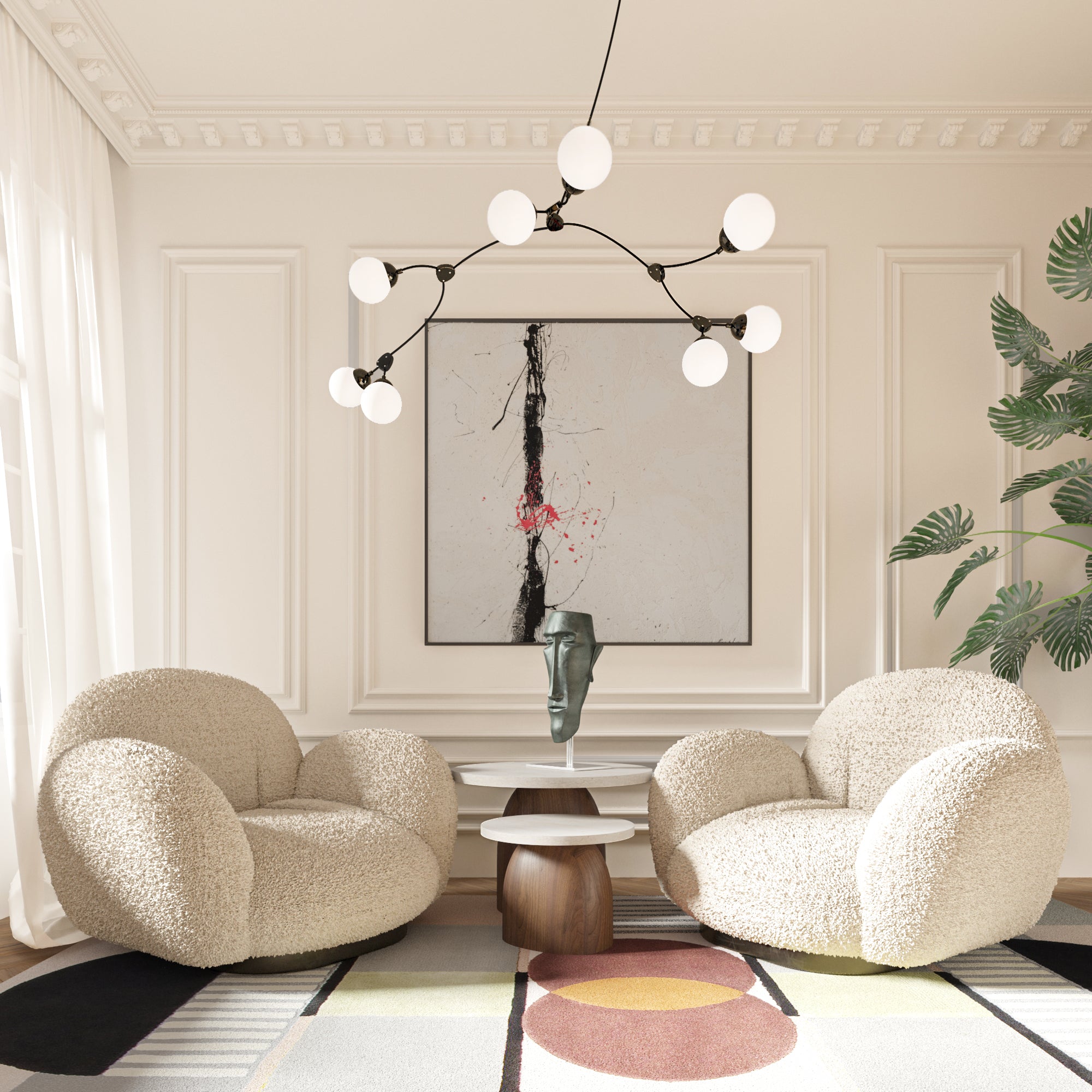 Volo Armchair - Artful Design - Soft and Curved