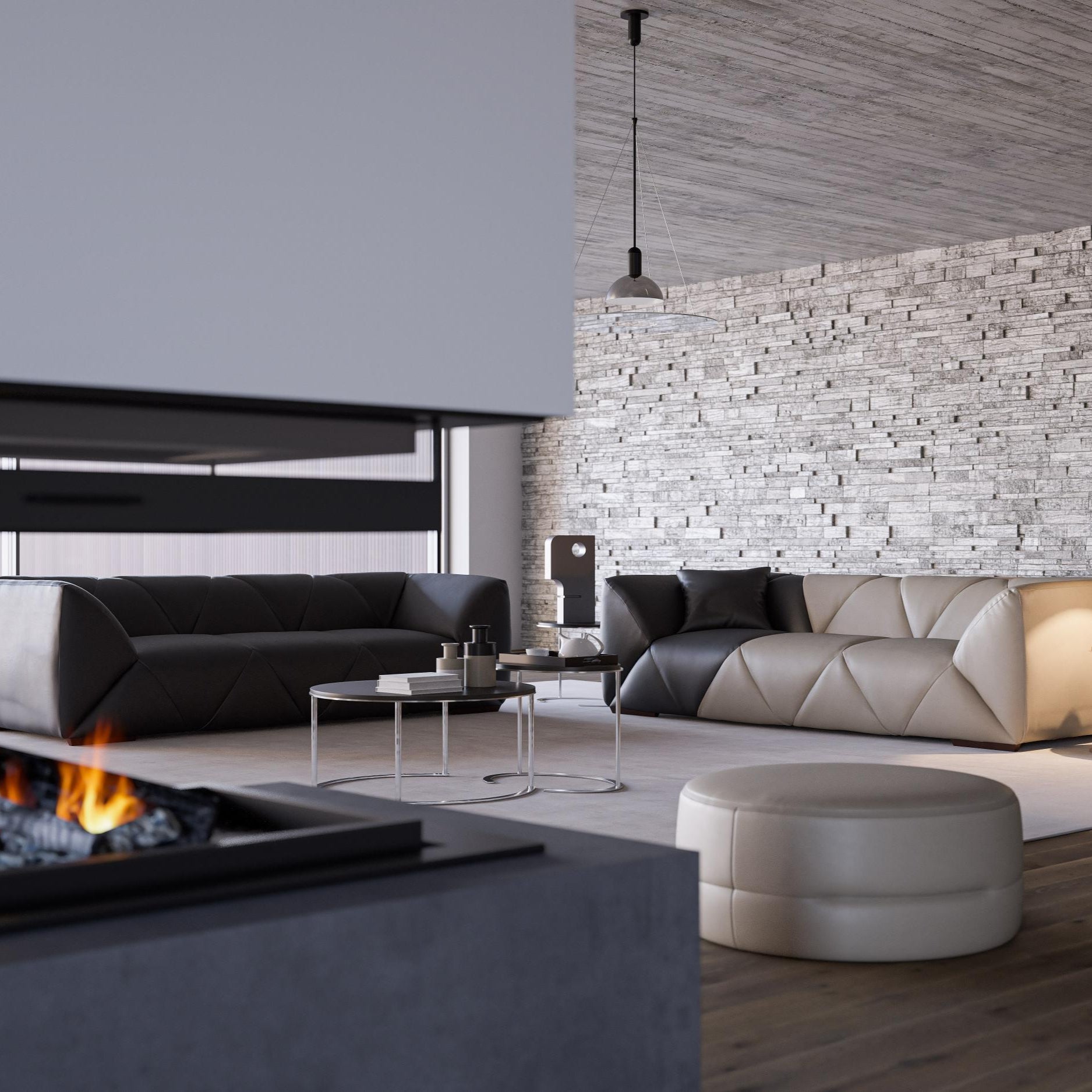 Eclipse Sofa in sleek, contemporary design with customizable options for ultimate comfort.