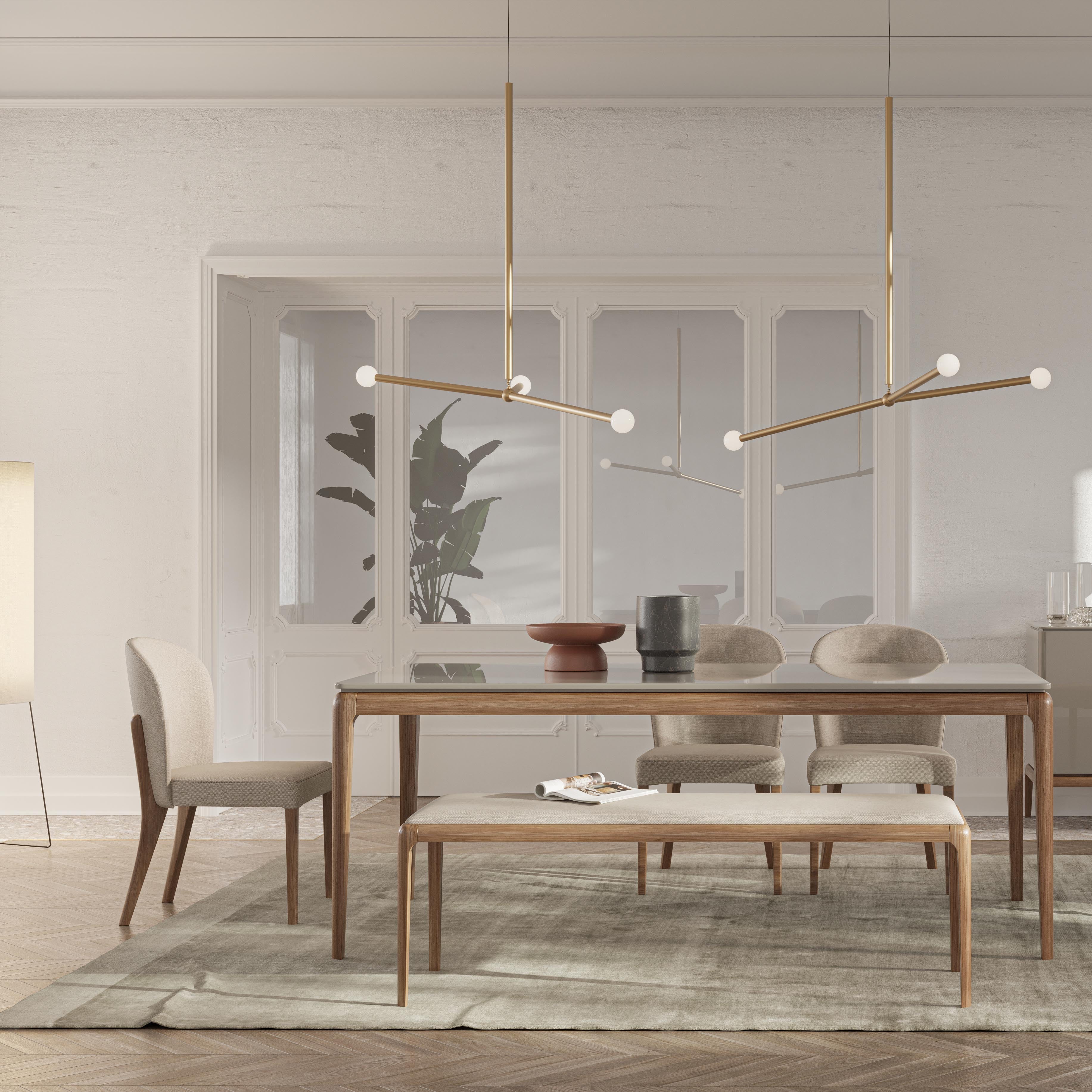 Vokka Dining Chair styled in a contemporary dining room, adding elegance and functionality.