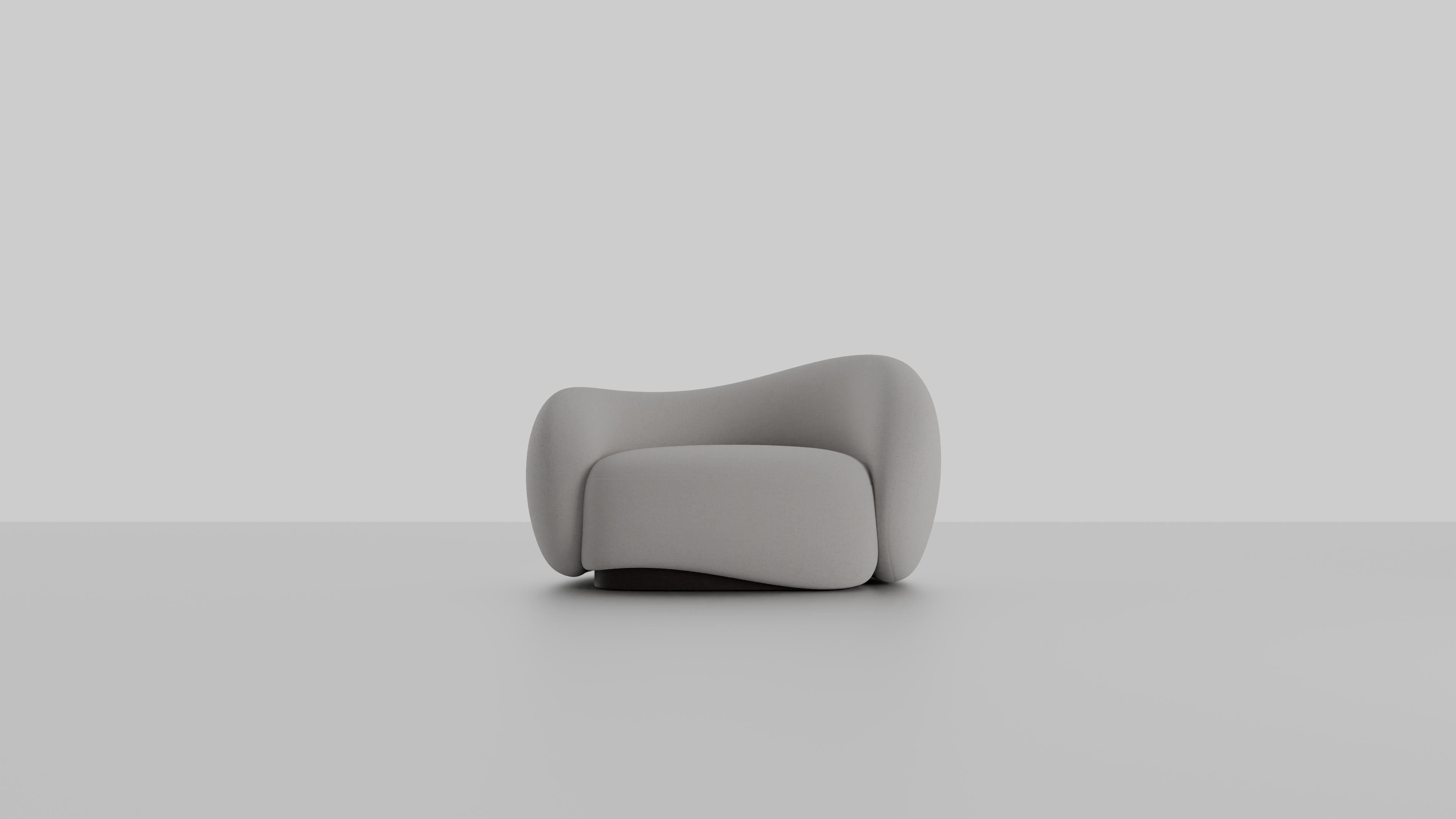 Orelle Armchair – Modern Curved Accent Chair