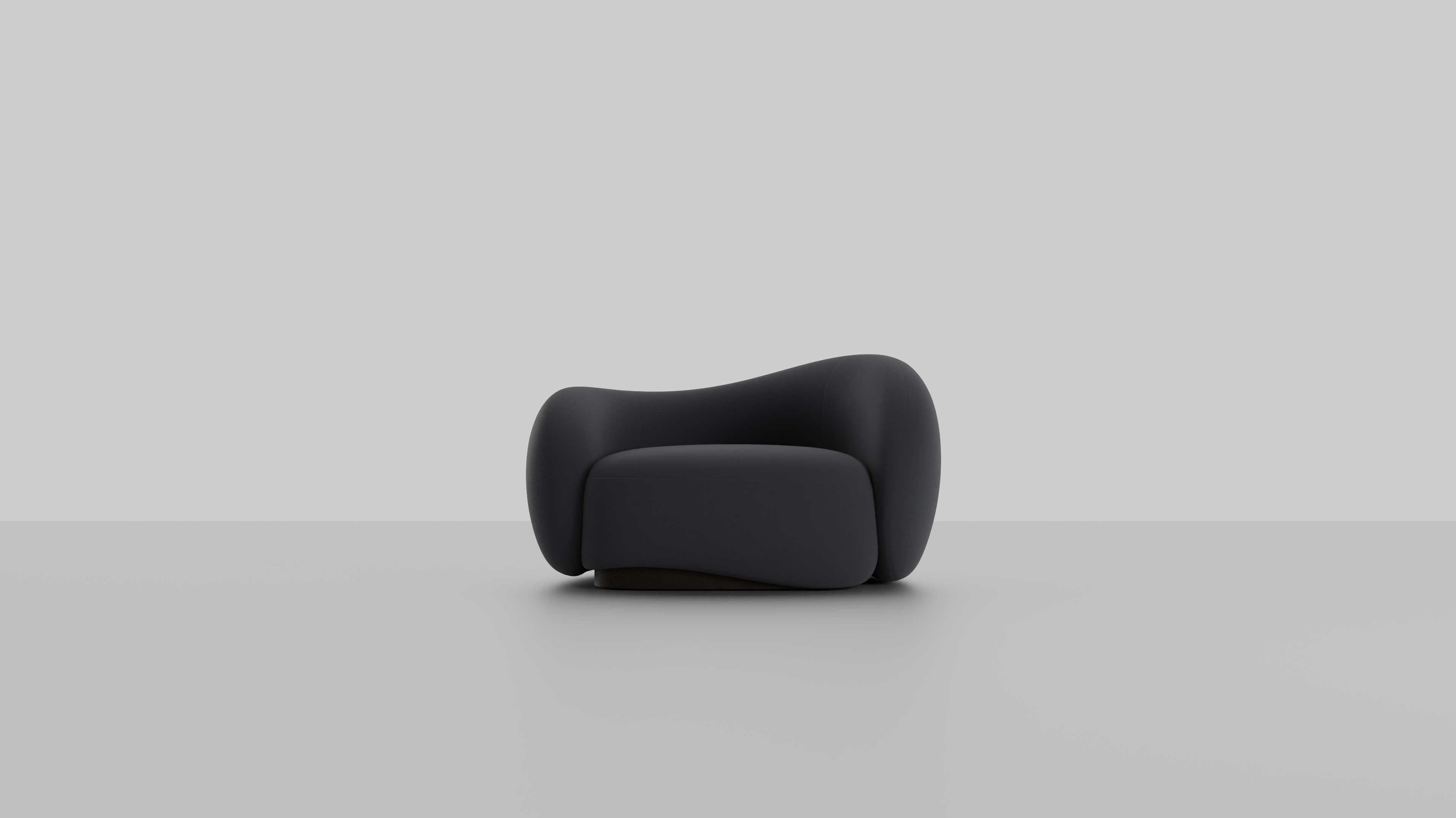 Orelle Armchair – Modern Curved Accent Chair