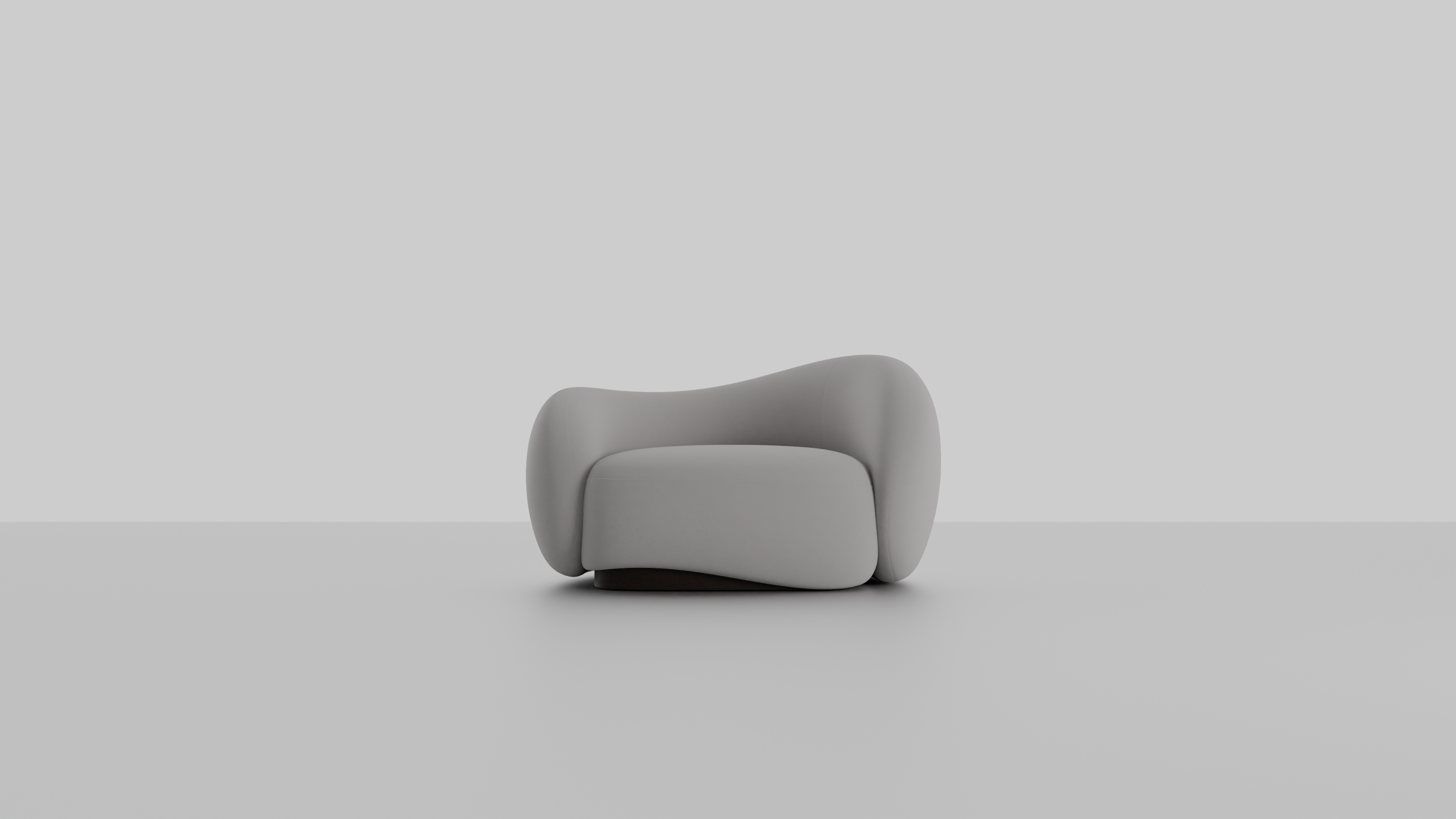 Orelle Armchair – Modern Curved Accent Chair