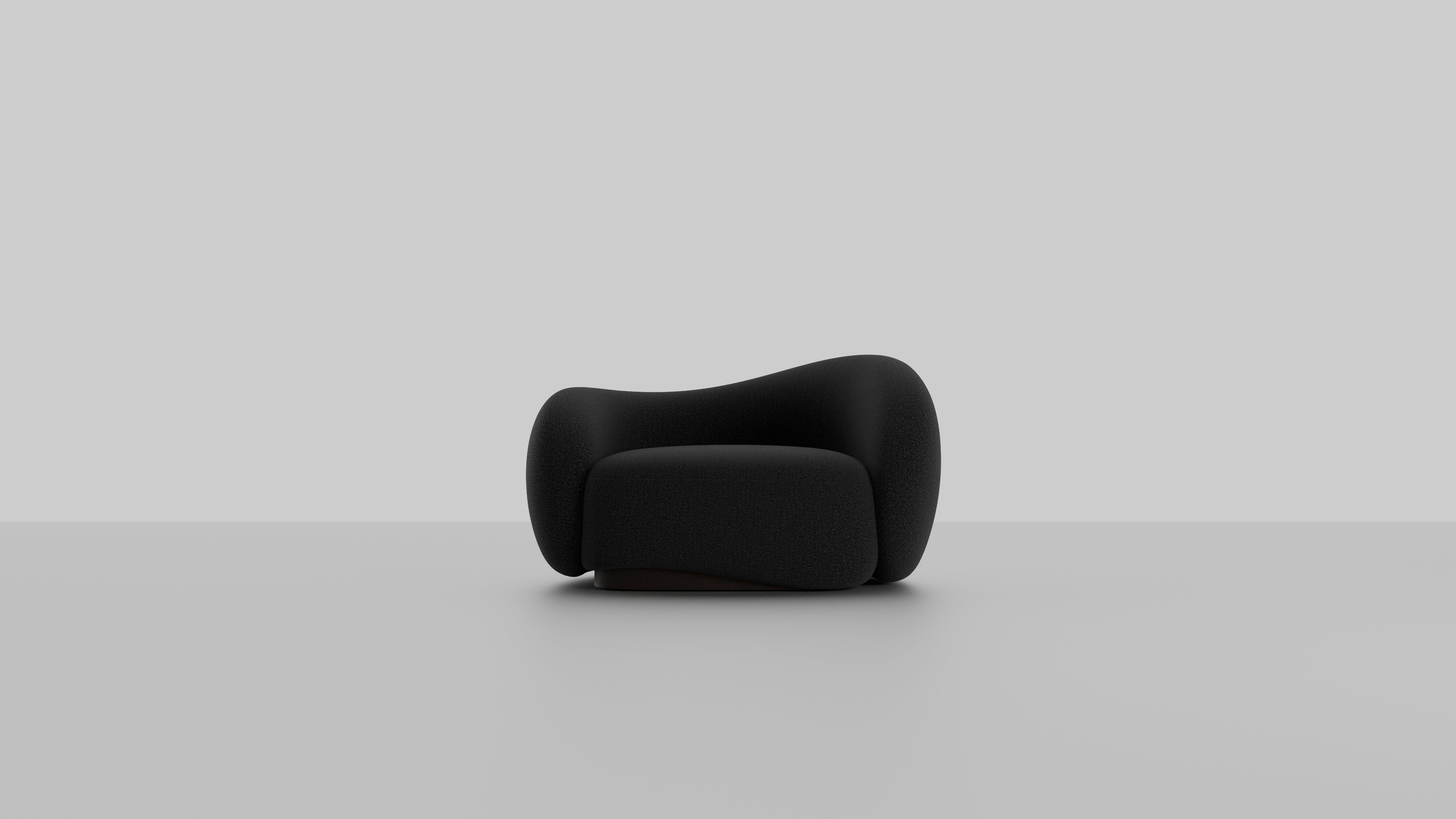 Orelle Armchair – Modern Curved Accent Chair