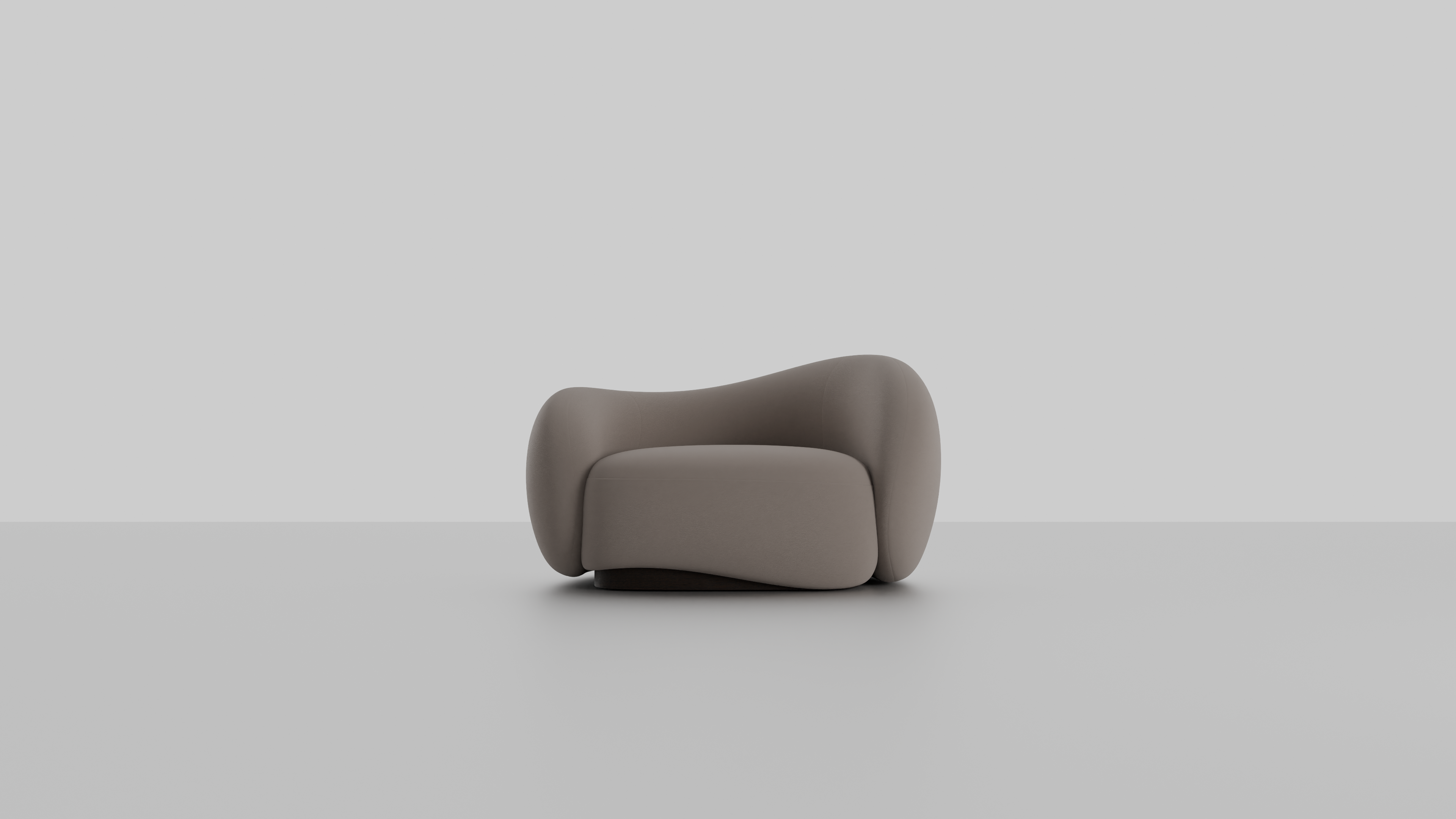 Orelle Armchair – Modern Curved Accent Chair