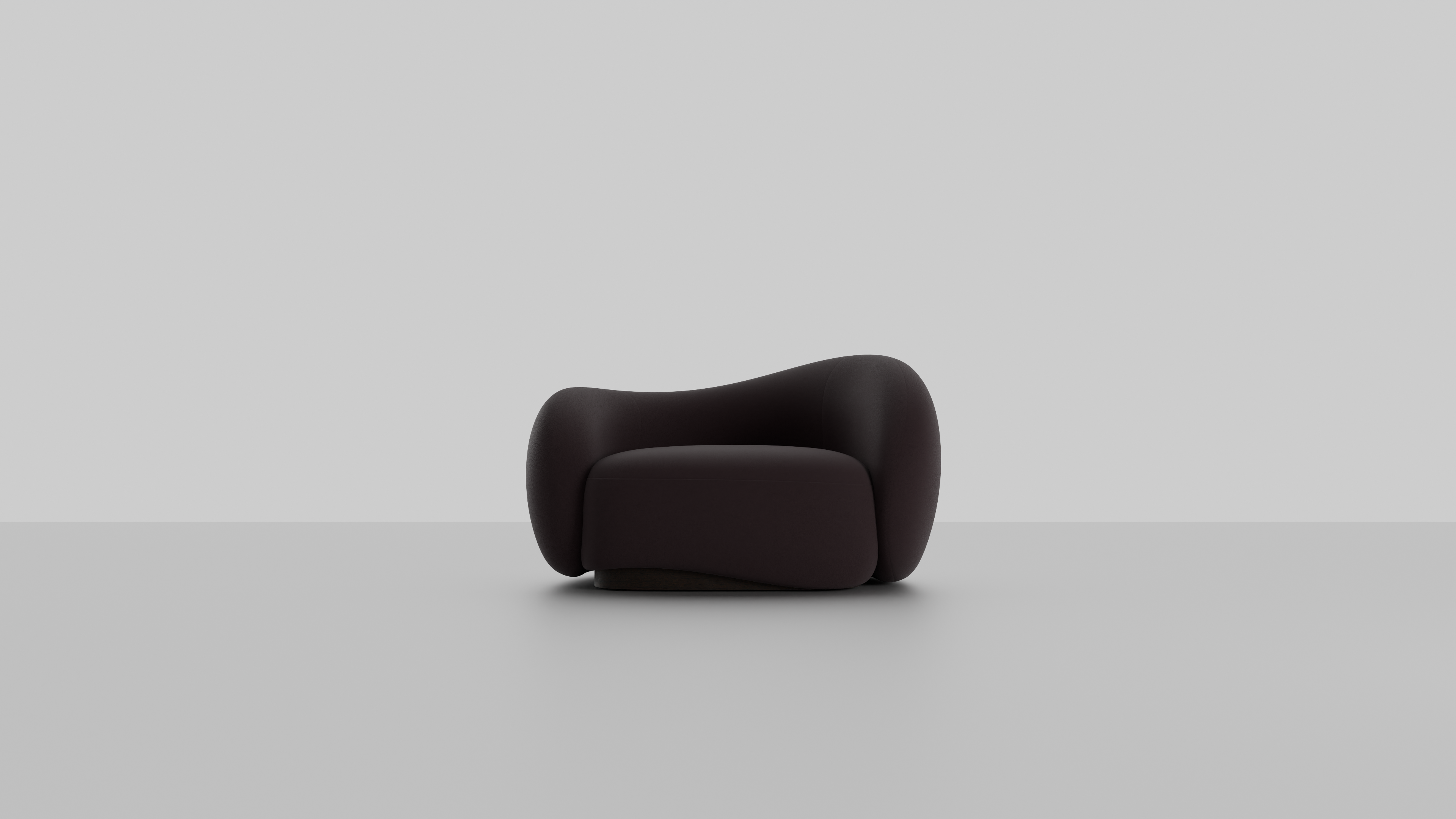 Orelle Armchair – Modern Curved Accent Chair