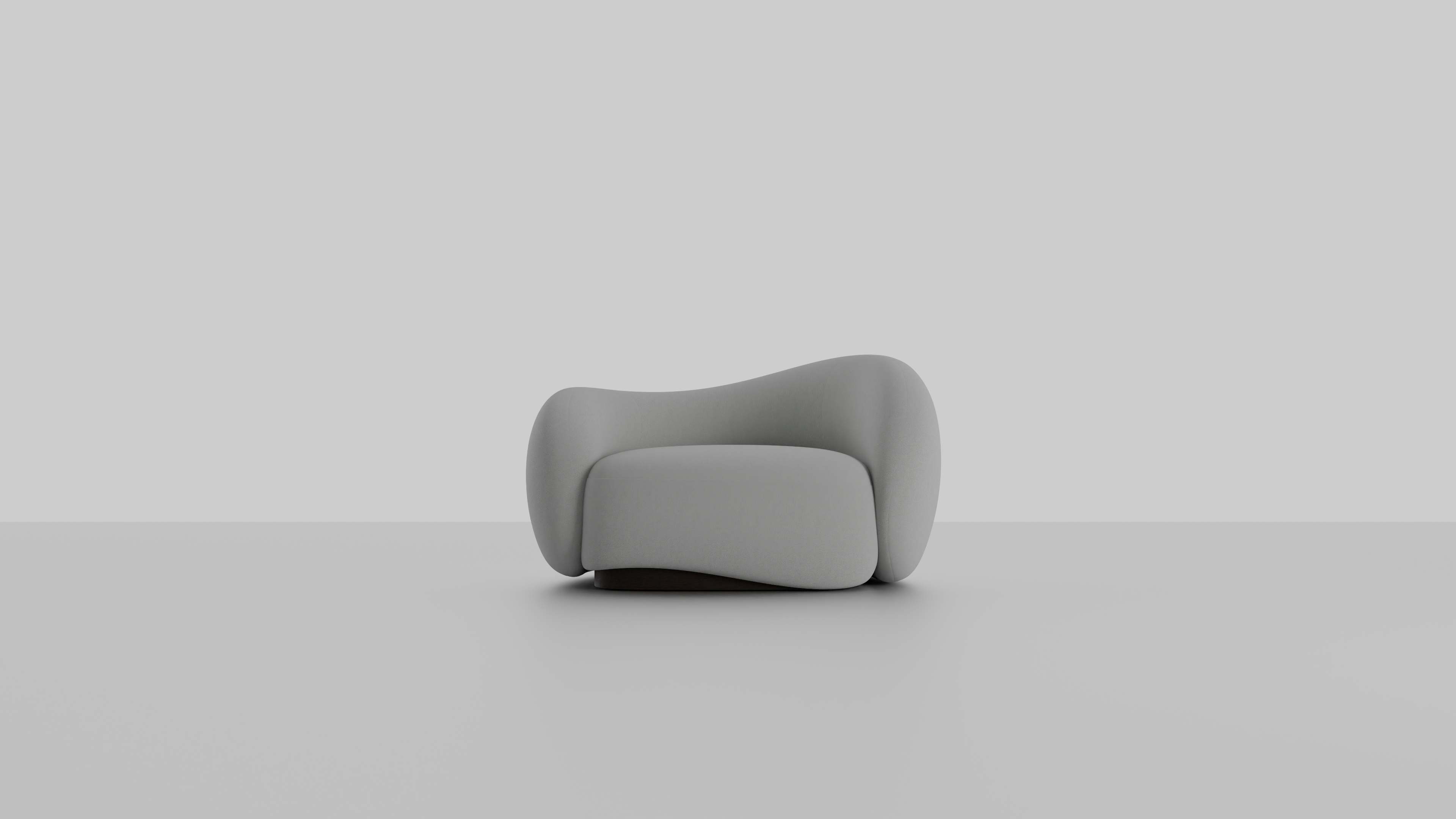 Orelle Armchair – Modern Curved Accent Chair