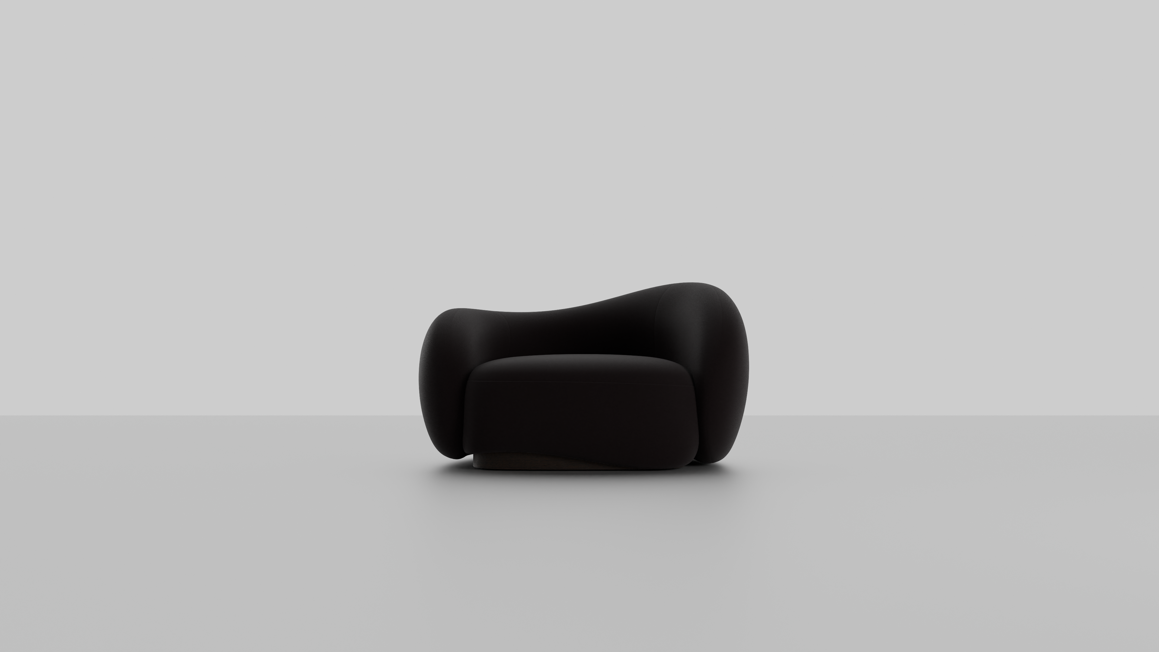 Orelle Armchair – Modern Curved Accent Chair