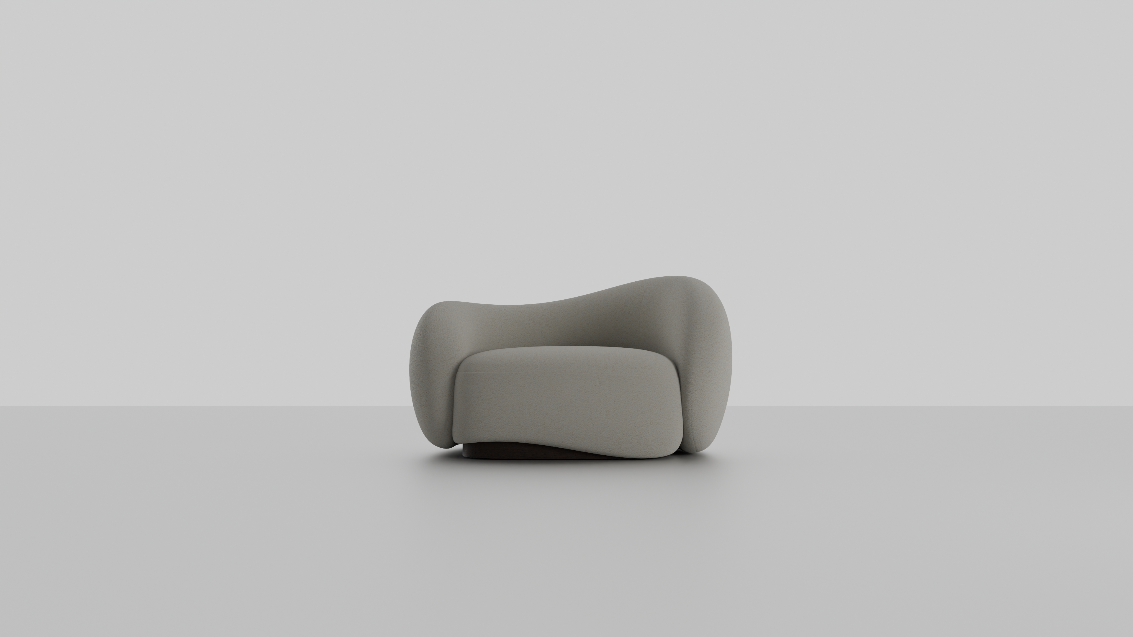 Orelle Armchair – Modern Curved Accent Chair