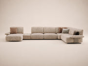 Vento Modular Sofa by Canapy Furniture featuring rounded contours, textured upholstery and a low modern profile