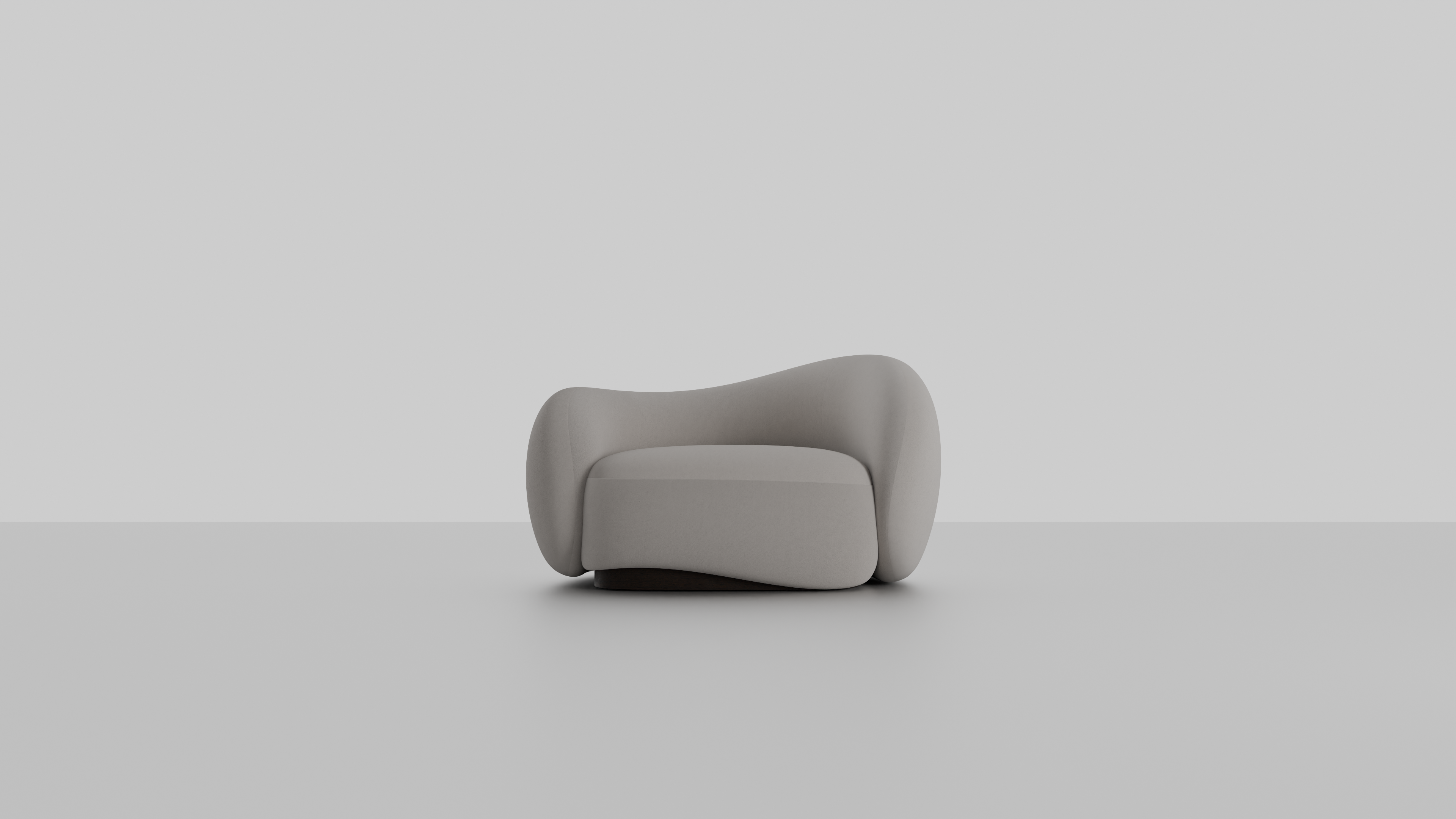 Orelle Armchair – Modern Curved Accent Chair