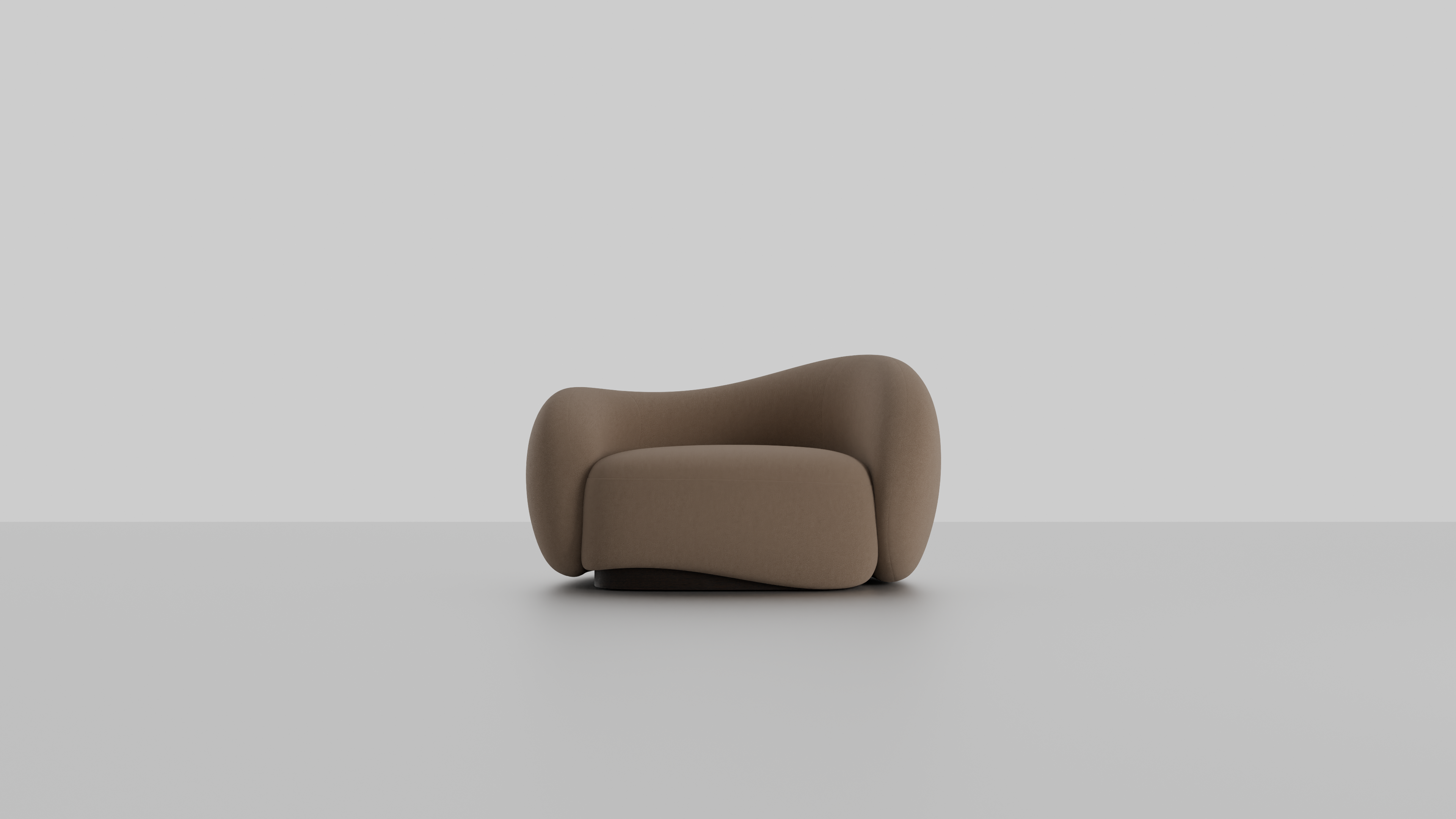 Orelle Armchair – Modern Curved Accent Chair