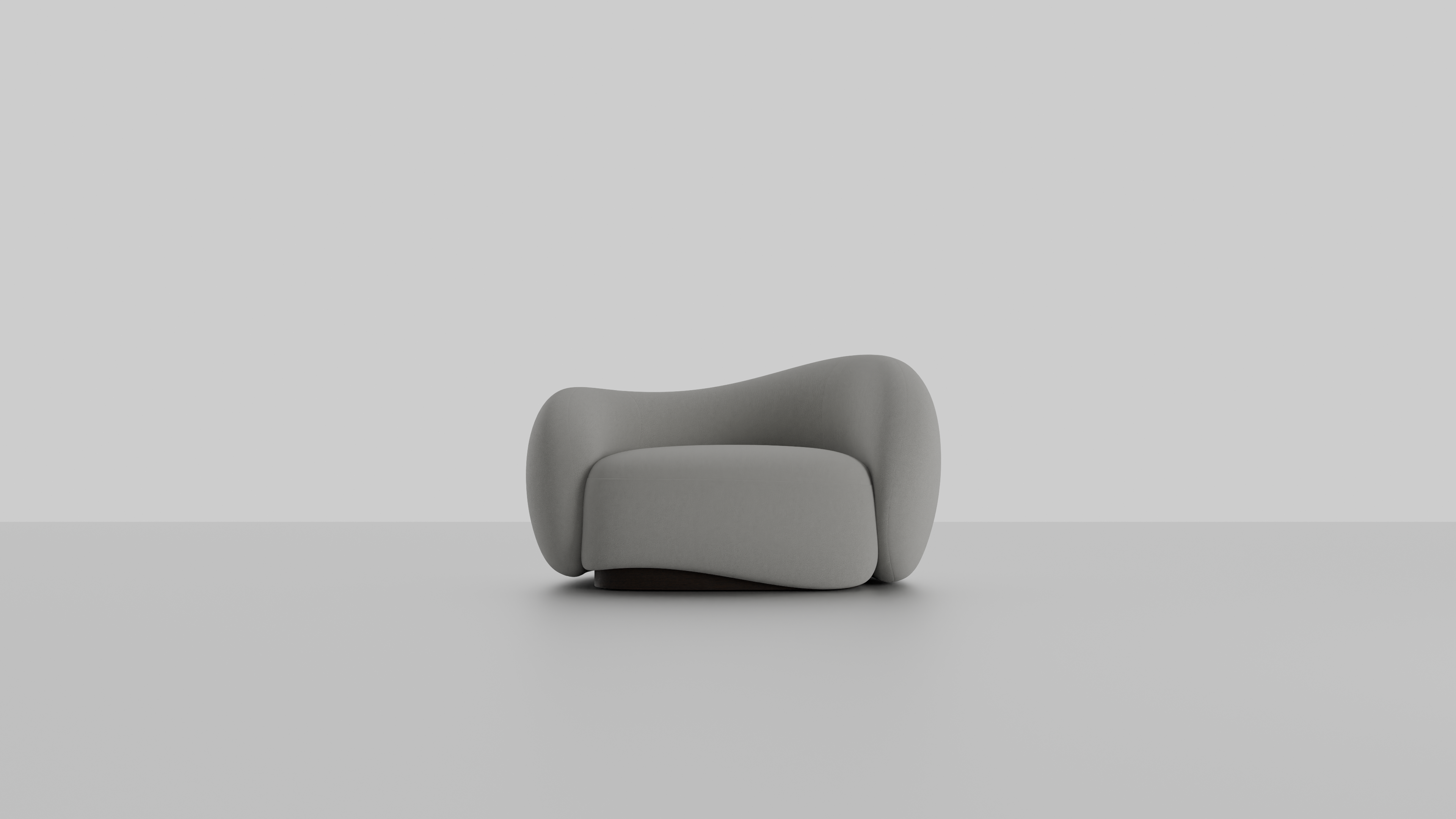 Orelle Armchair – Modern Curved Accent Chair