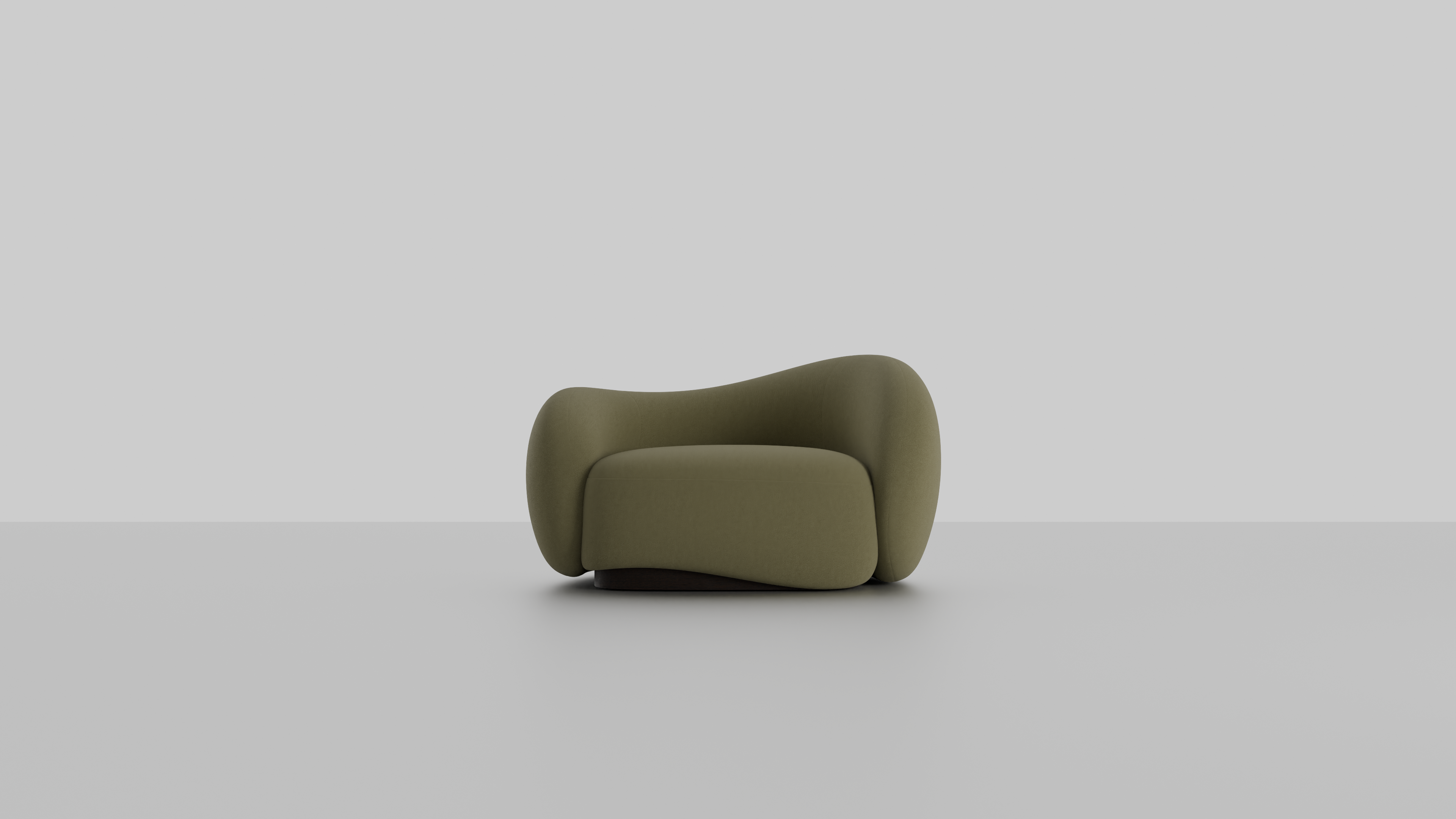 Orelle Armchair – Modern Curved Accent Chair