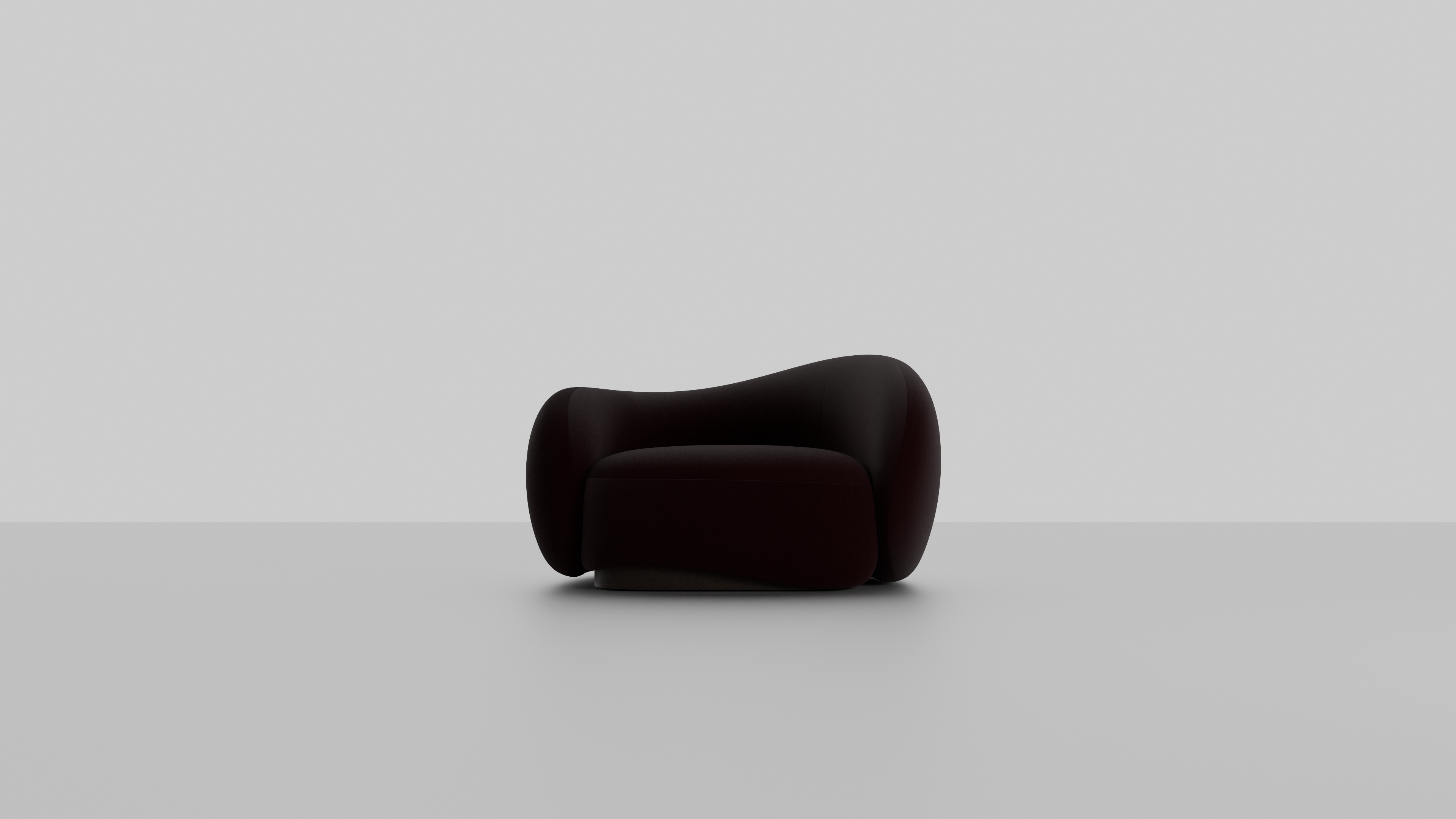 Orelle Armchair – Modern Curved Accent Chair