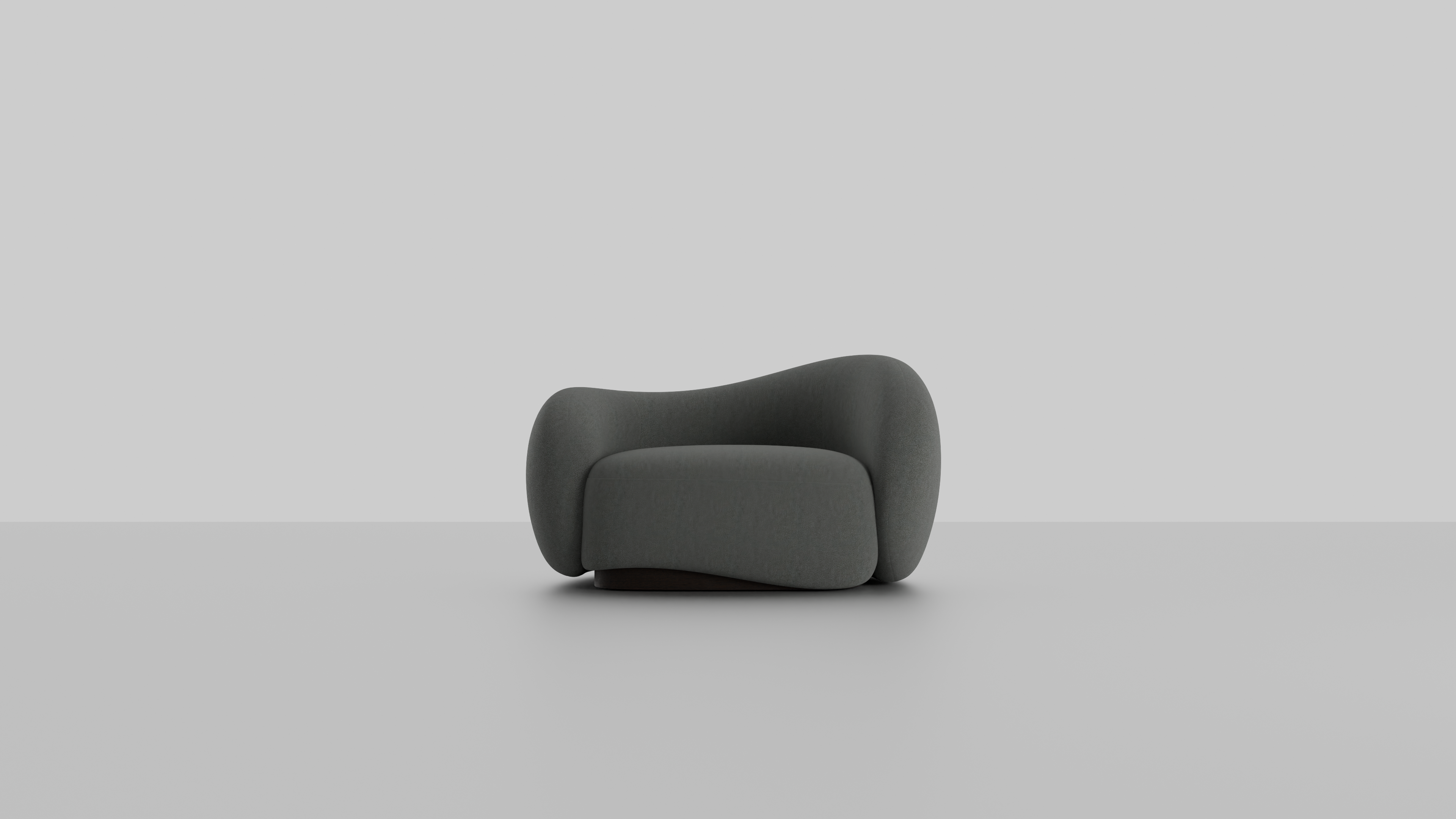 Orelle Armchair – Modern Curved Accent Chair