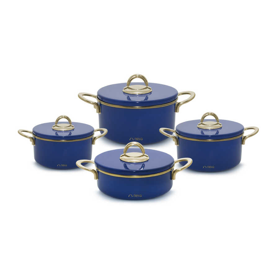 Yakamoz 8 Pcs Graye Pot Set