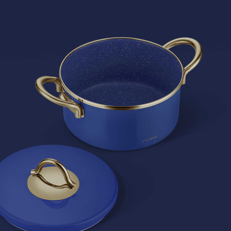 Yakamoz 8 Pcs Graye Pot Set