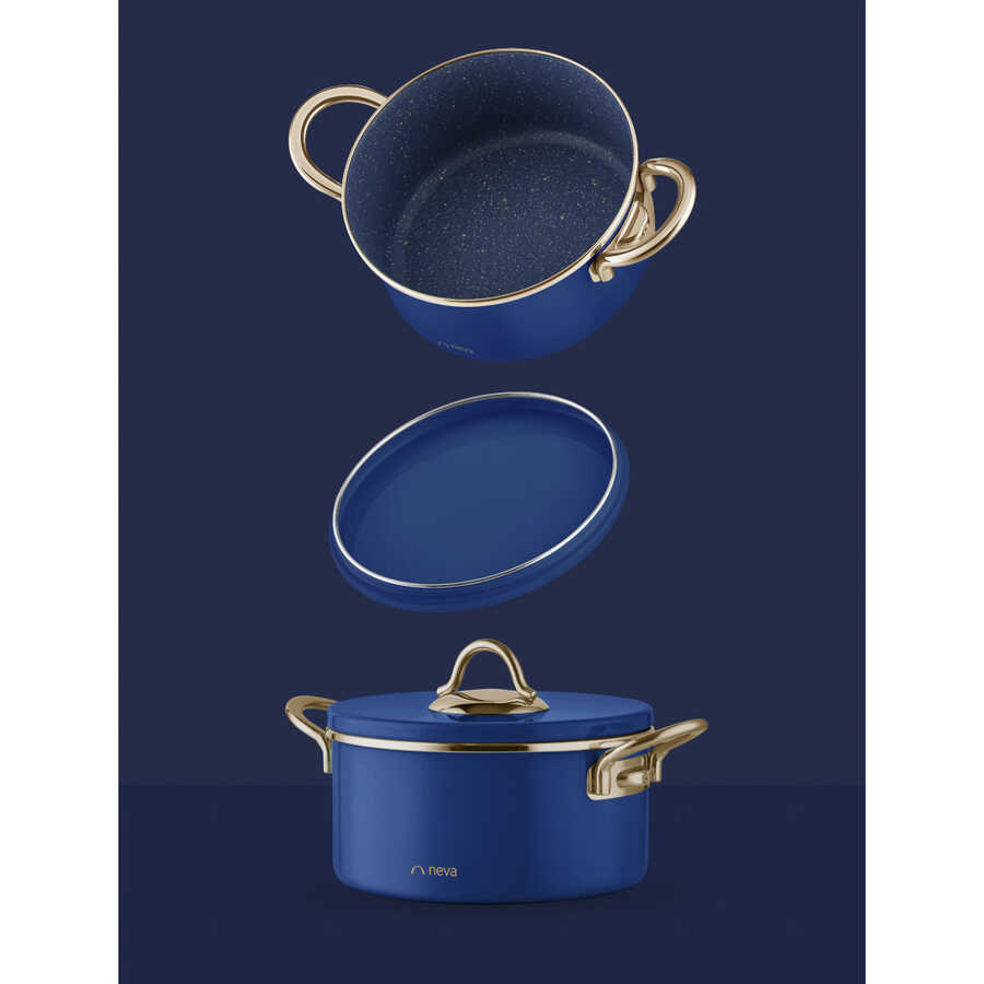 Yakamoz 8 Pcs Graye Pot Set