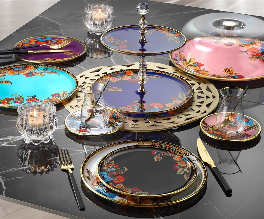Glamor Cake Plate Set