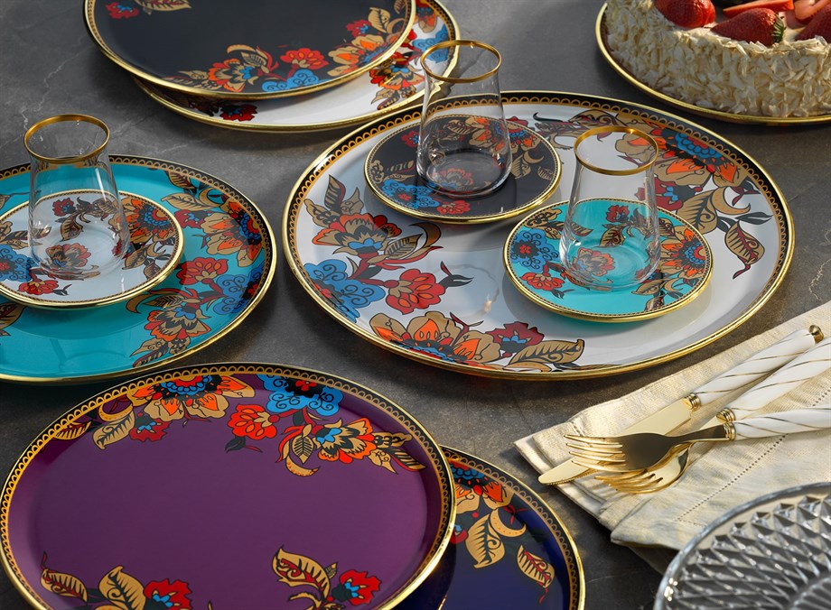 Glamor Cake Plate Set