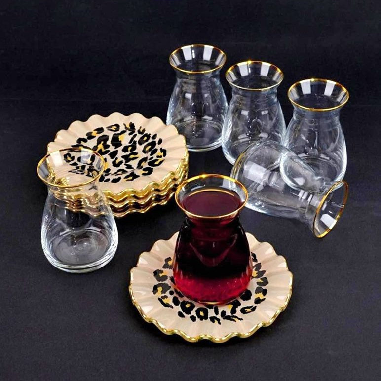 Leopard Cream Tea Set – Elegant & Wild Tea Moments | Canapy Furniture
