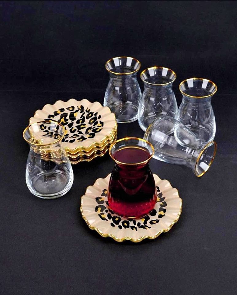 Leopard Cream Tea Set