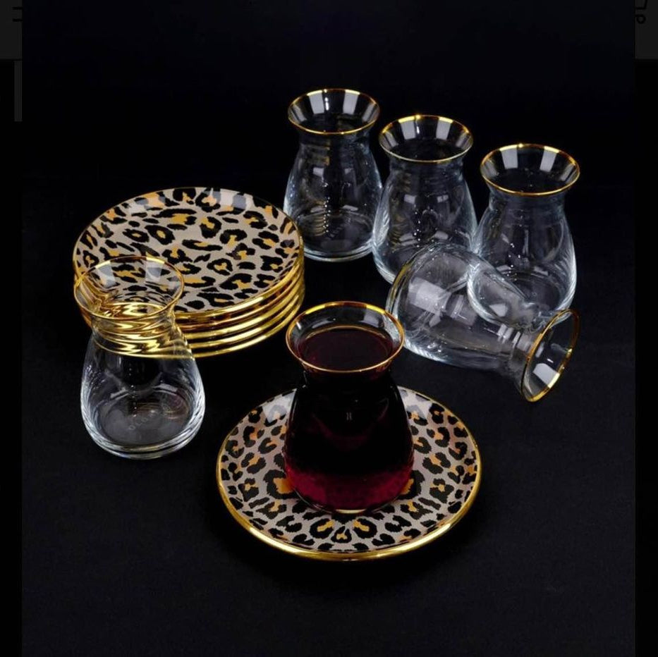 Leopard Tea Set