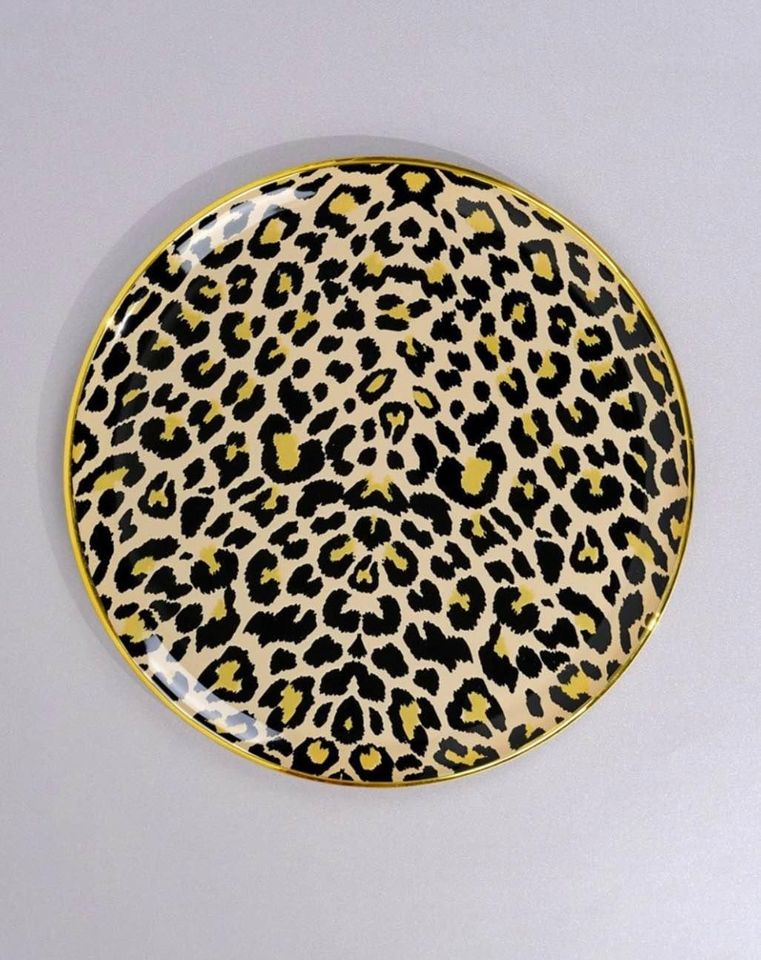 Leopard Serving Plate Set
