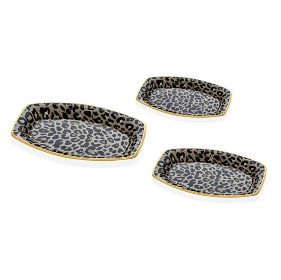 Leopard Serving Platters