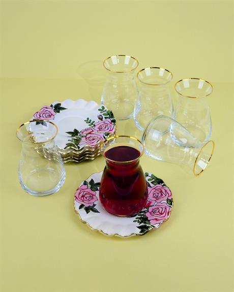 Floral Cream Tea Set