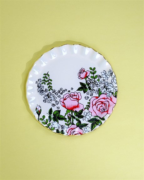 Floral Cream Serving Set