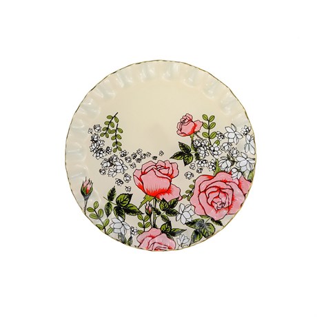 Floral Cream Serving Set