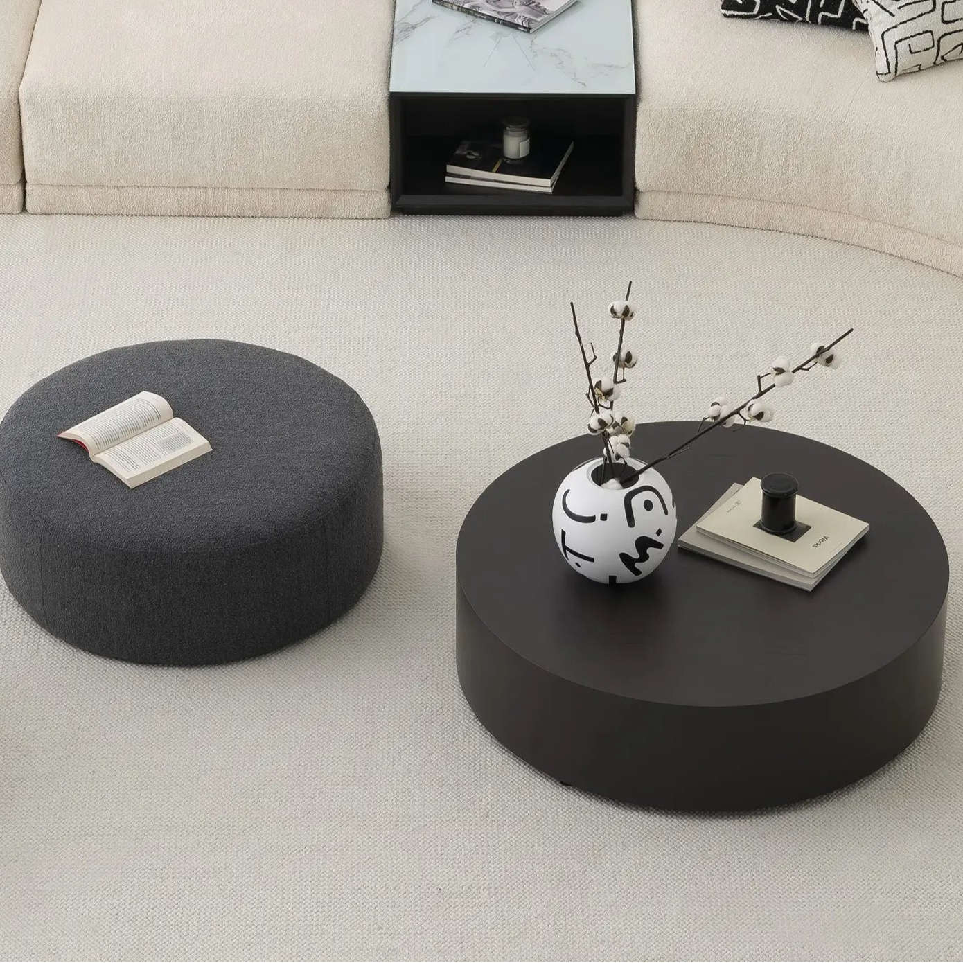 Gamma Coffee Table featuring sleek, modern design and customizable options, ideal for contemporary living spaces. Available with fast shipping across the GTA and Canada.