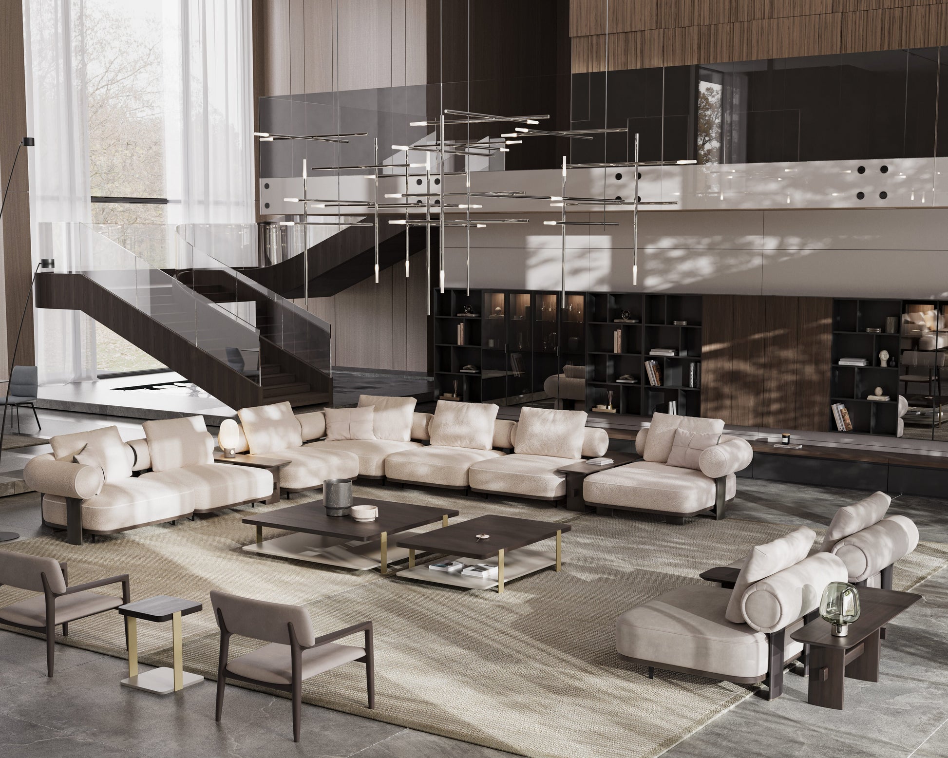 Kyoto Modular Sofa with minimalist, Japanese-inspired design and fully customizable configurations.