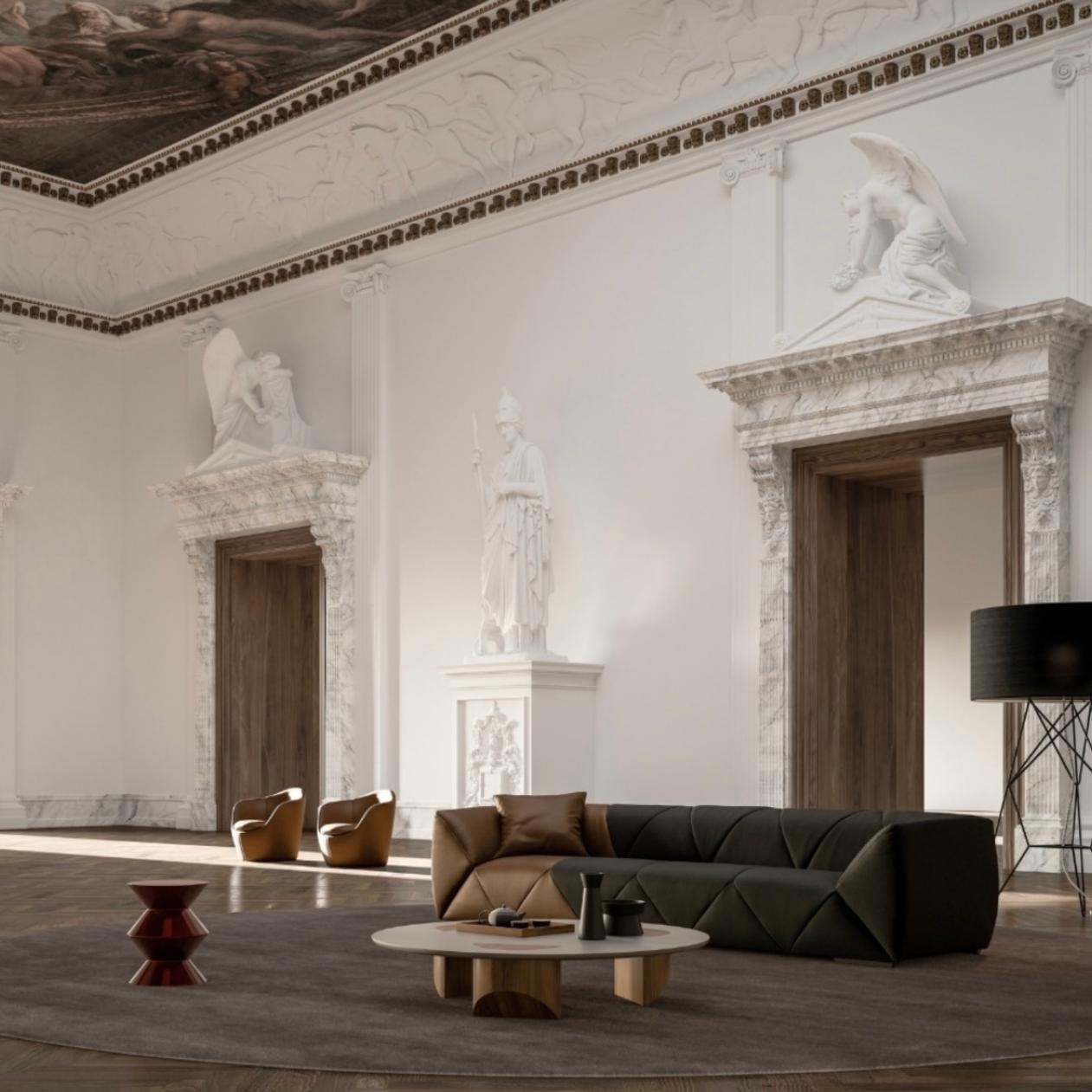 Eclipse Sofa in sleek, contemporary design with customizable options for ultimate comfort.