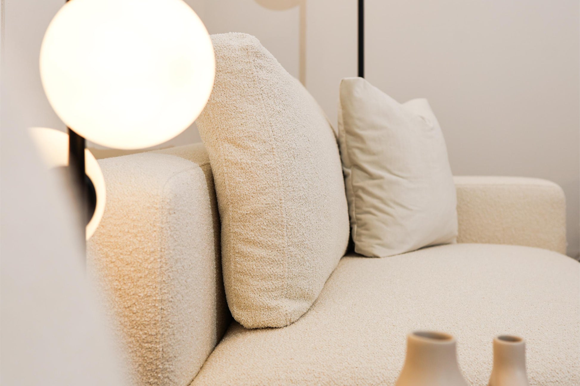 Aura Sofa with modern design, plush customizable seating, and luxurious comfort for contemporary interiors. Available with fast shipping across the GTA and Canada.