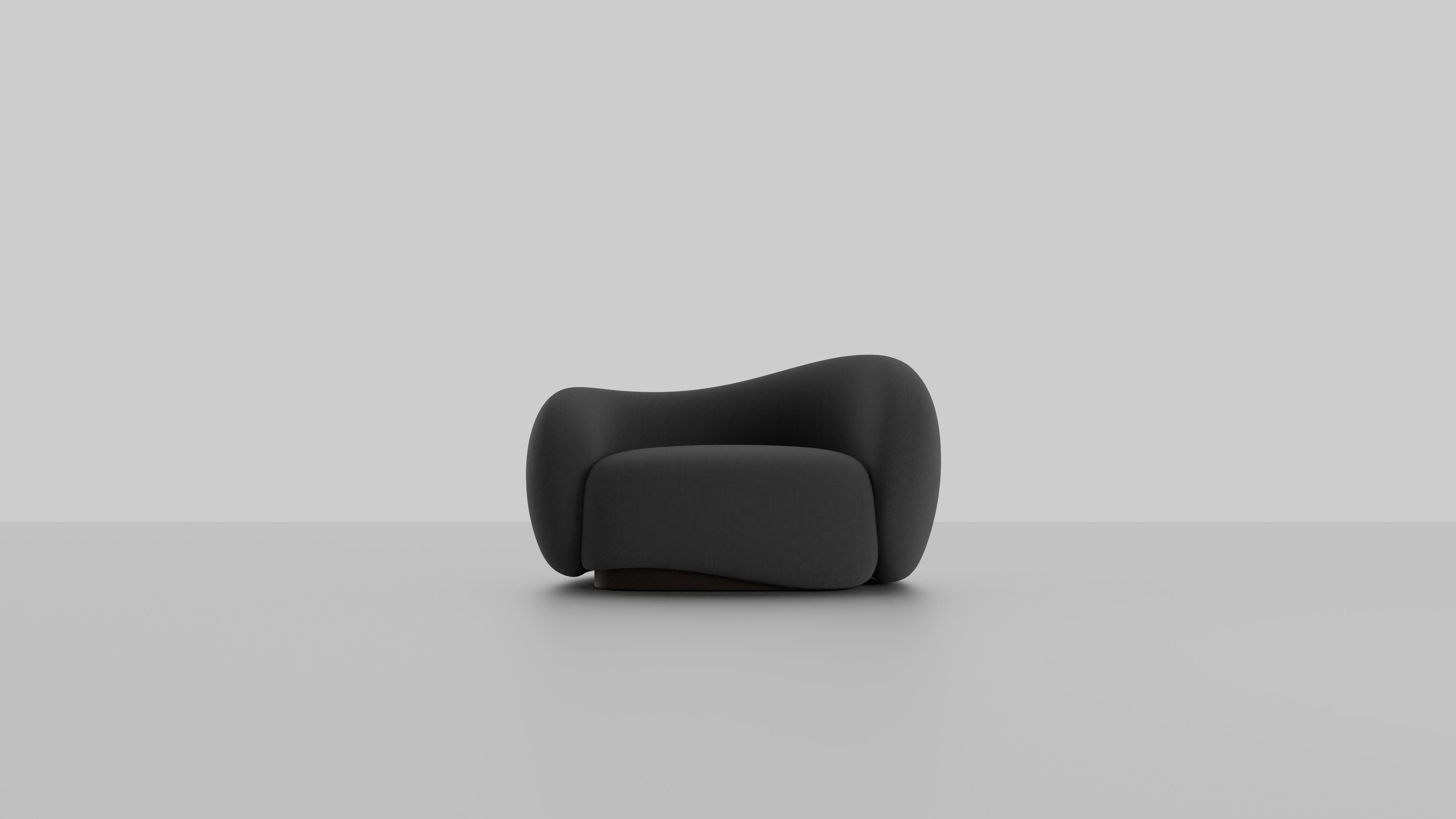 Orelle Armchair – Modern Curved Accent Chair