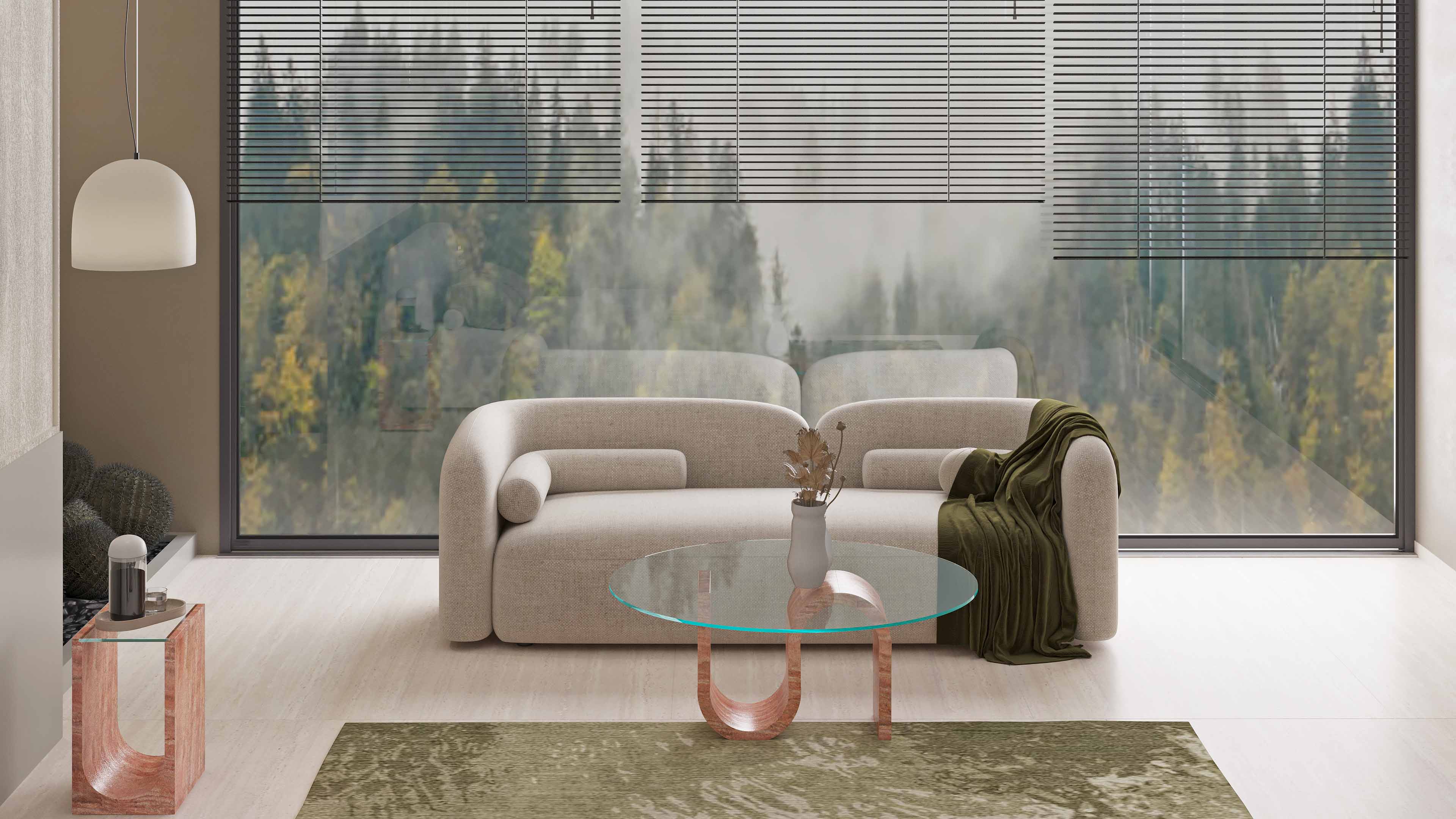Artemis Contemporary Coffee Table
