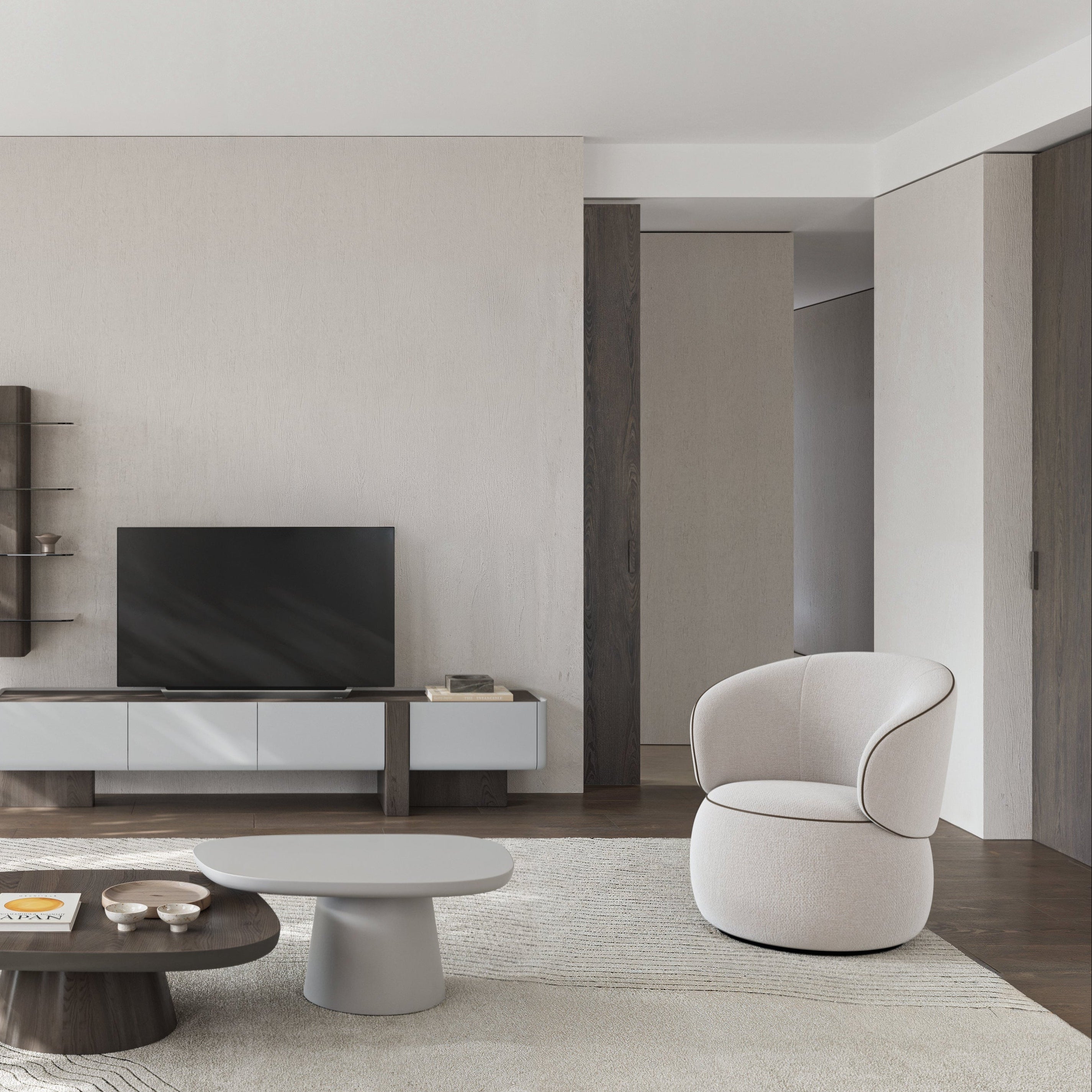 Moss Swivel Armchair