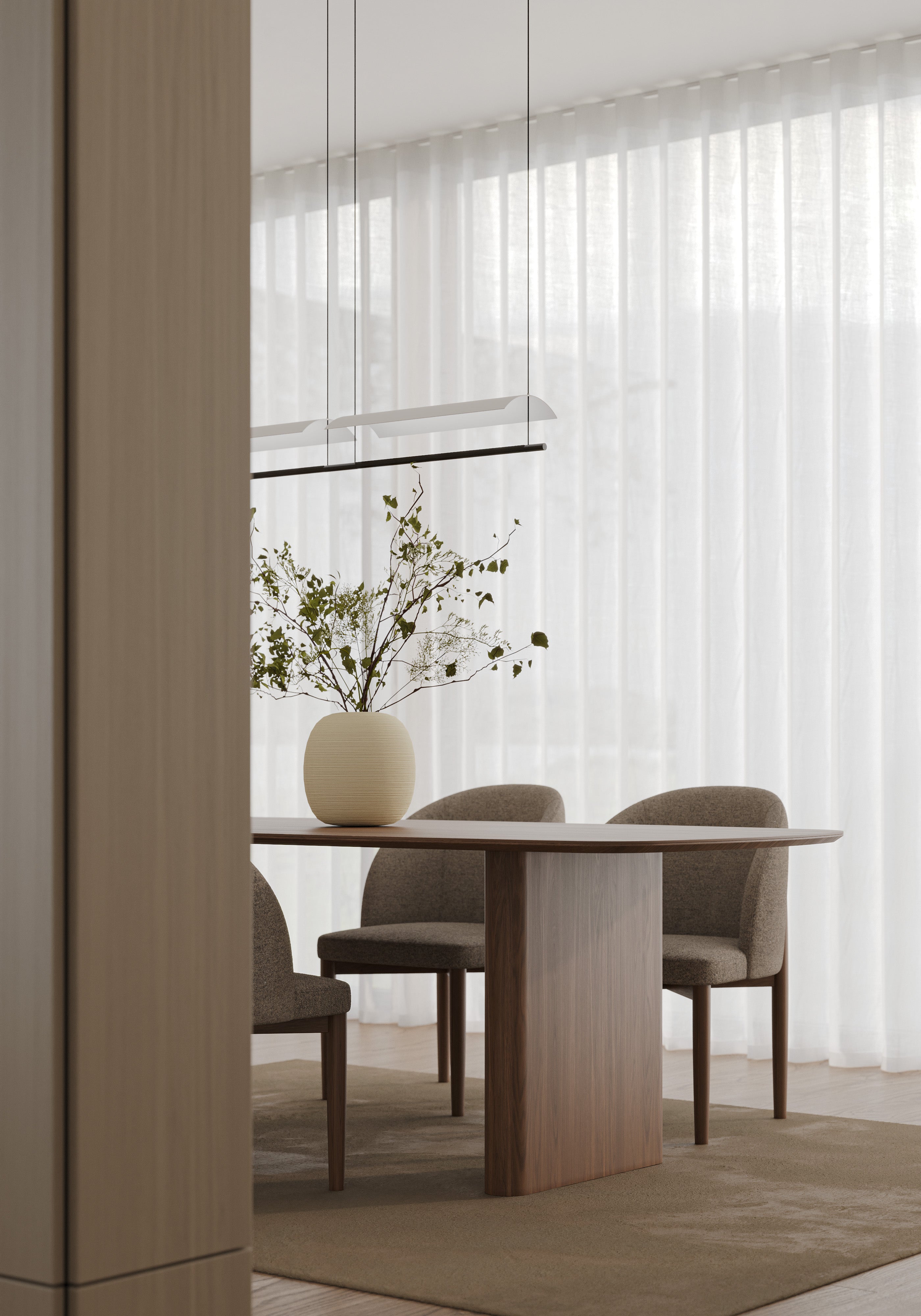 Andrea Dining Chair - Curved Design