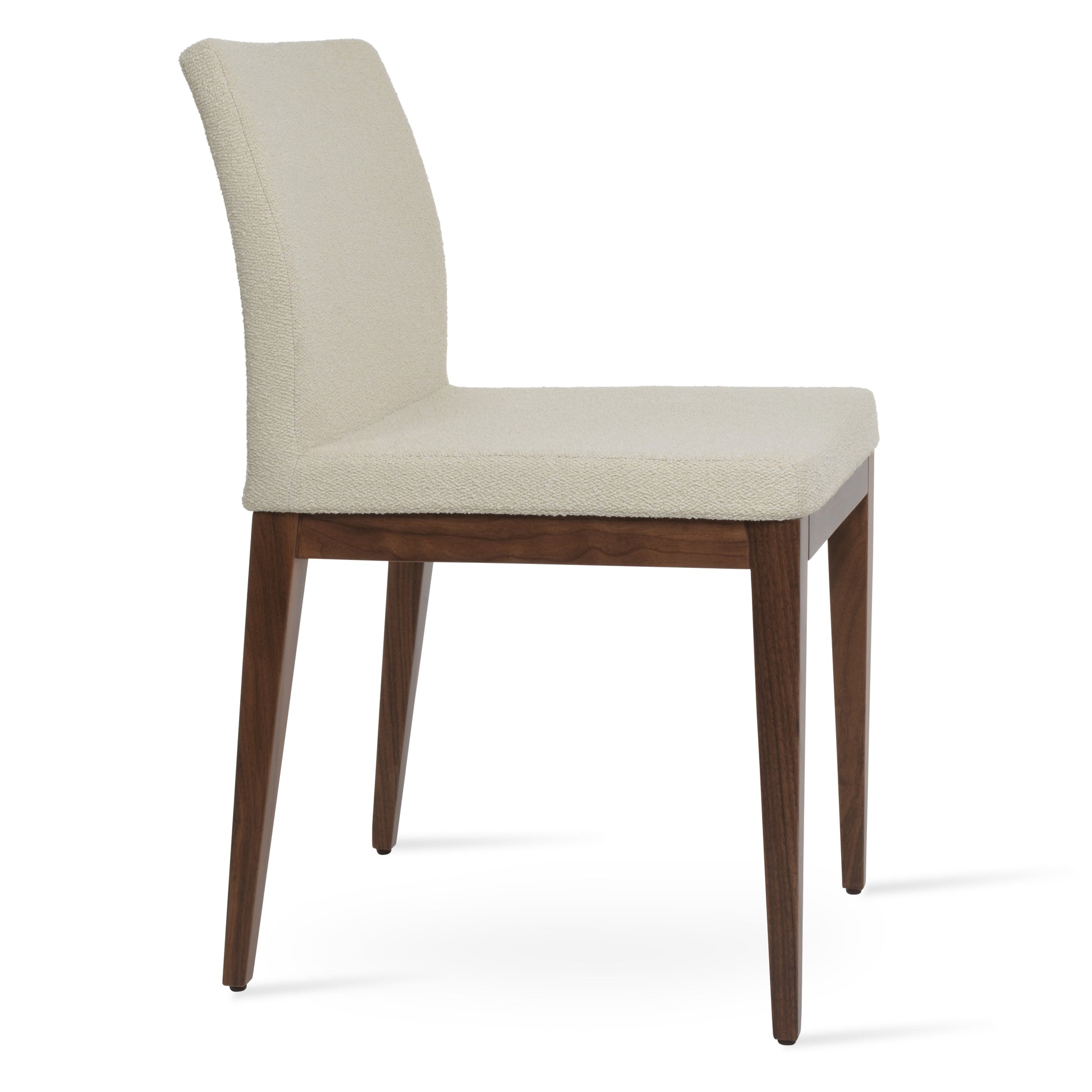 Aria Wood Dining Chair with modern design and elegant finish, ideal for contemporary dining rooms. Available with fast shipping across the GTA and Canada.
