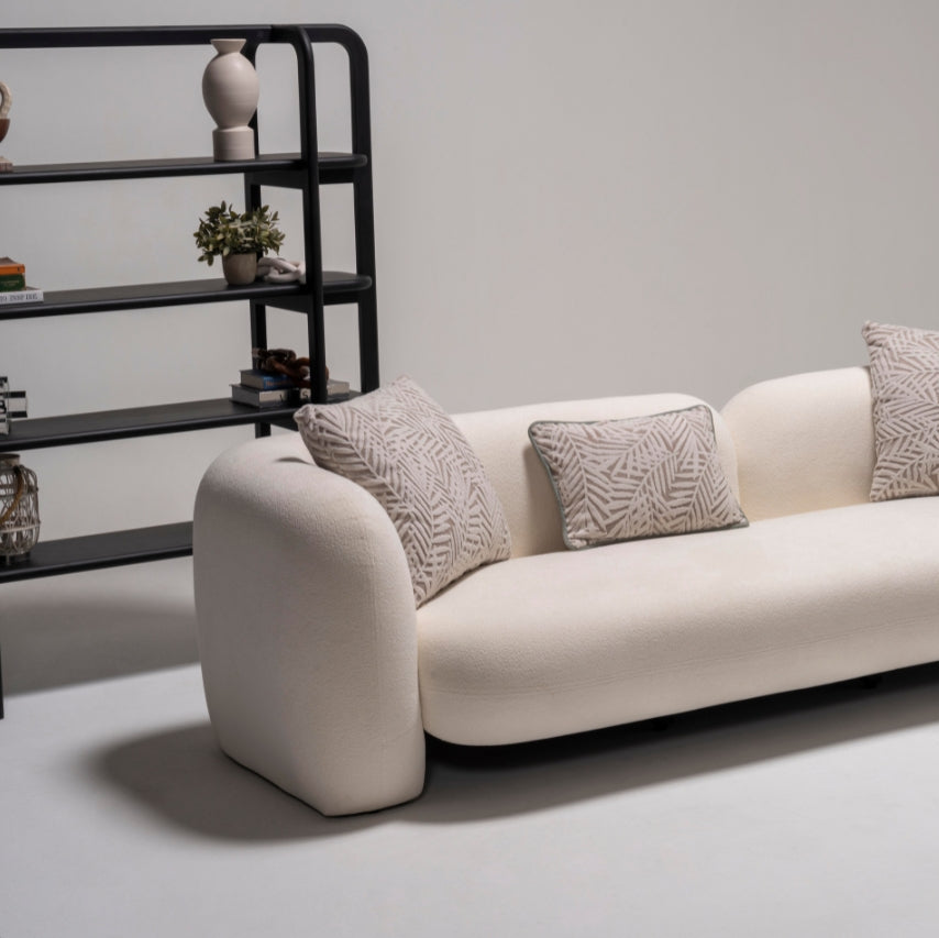 Alva Sofa in a complete living room setup, enhancing the modern decor with cozy seating.