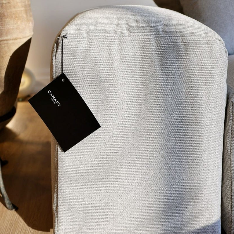 Top view of Arte Dream Modular Sofa in gray fabric