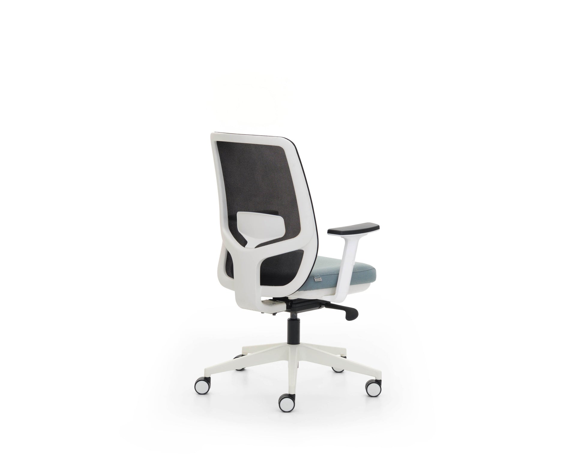 Tami Office Chair – modern ergonomic mesh seating with a sleek white frame and breathable backrest.