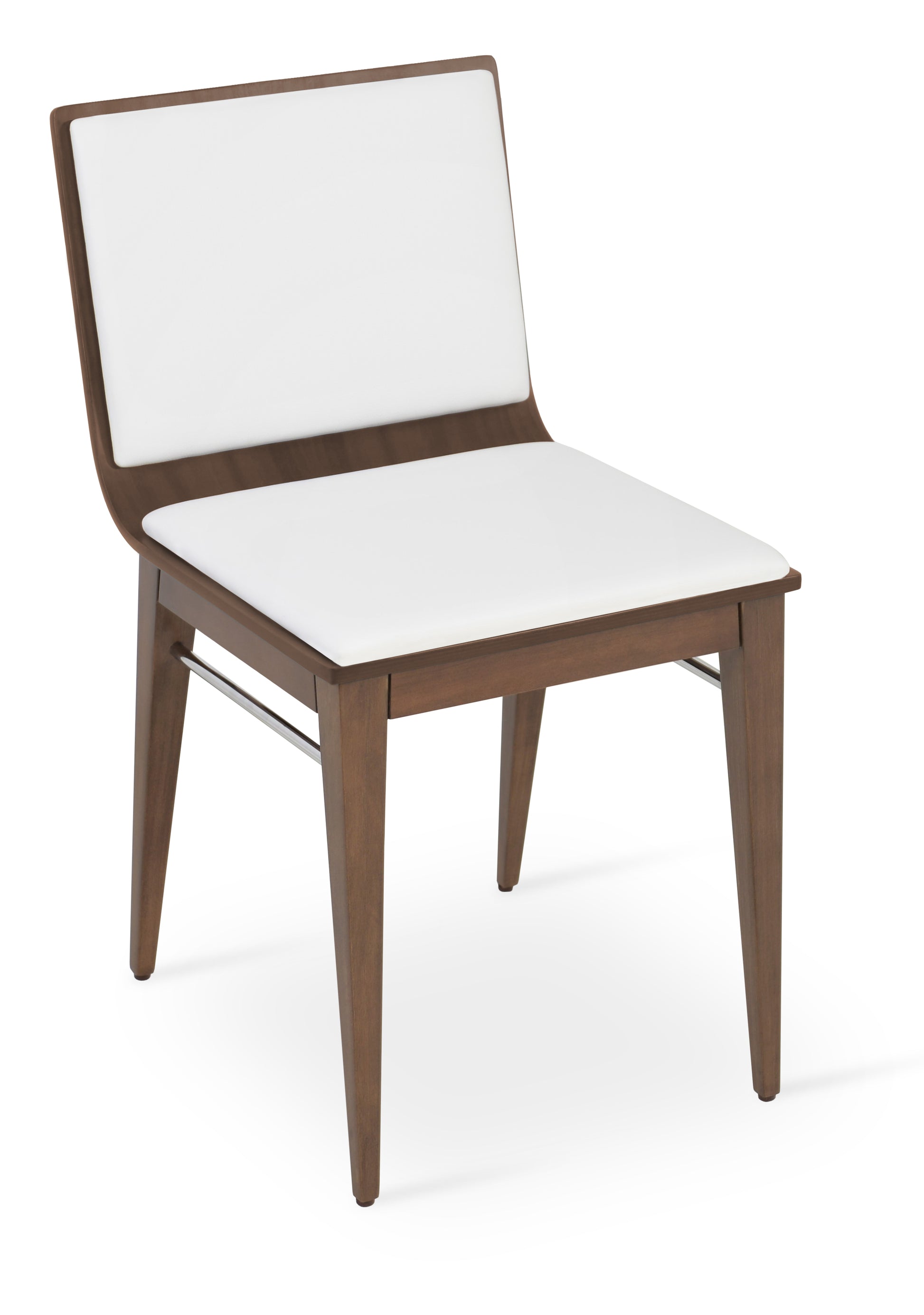 Arc Dining Chair with modern design and American walnut finish, ideal for elegant dining spaces. Available with fast shipping across the GTA and Canada.