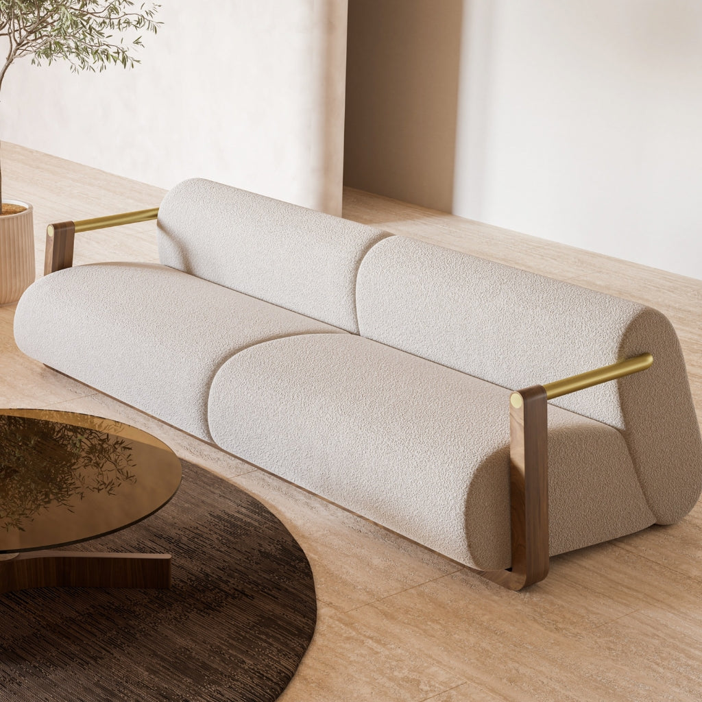Back view of Cascade Sofa, showcasing its contemporary design by Canapy Furniture