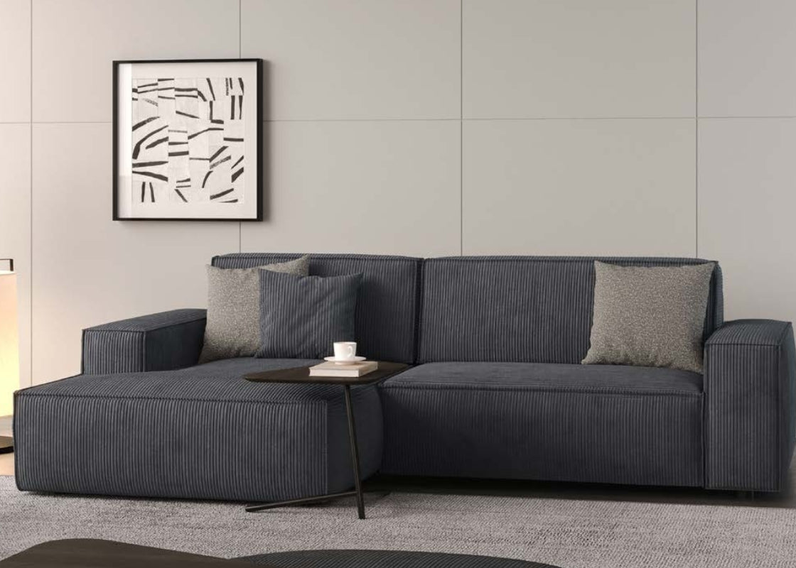 The Comfort Loft Sofa Bed fully extended into a bed, offering a spacious sleeping solution.