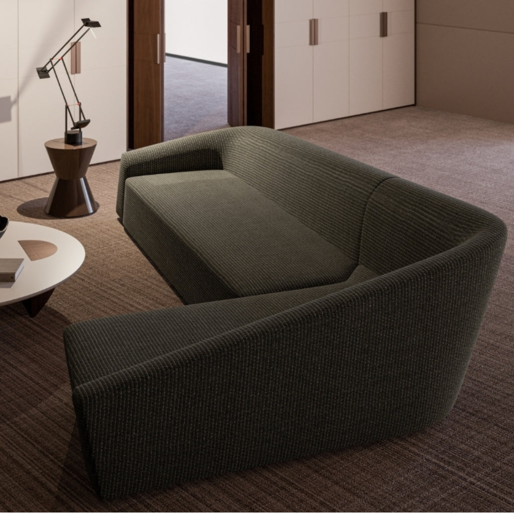 Front view of the Edge Lounge Modular Sofa, ideal for modern living rooms with customizable configurations.