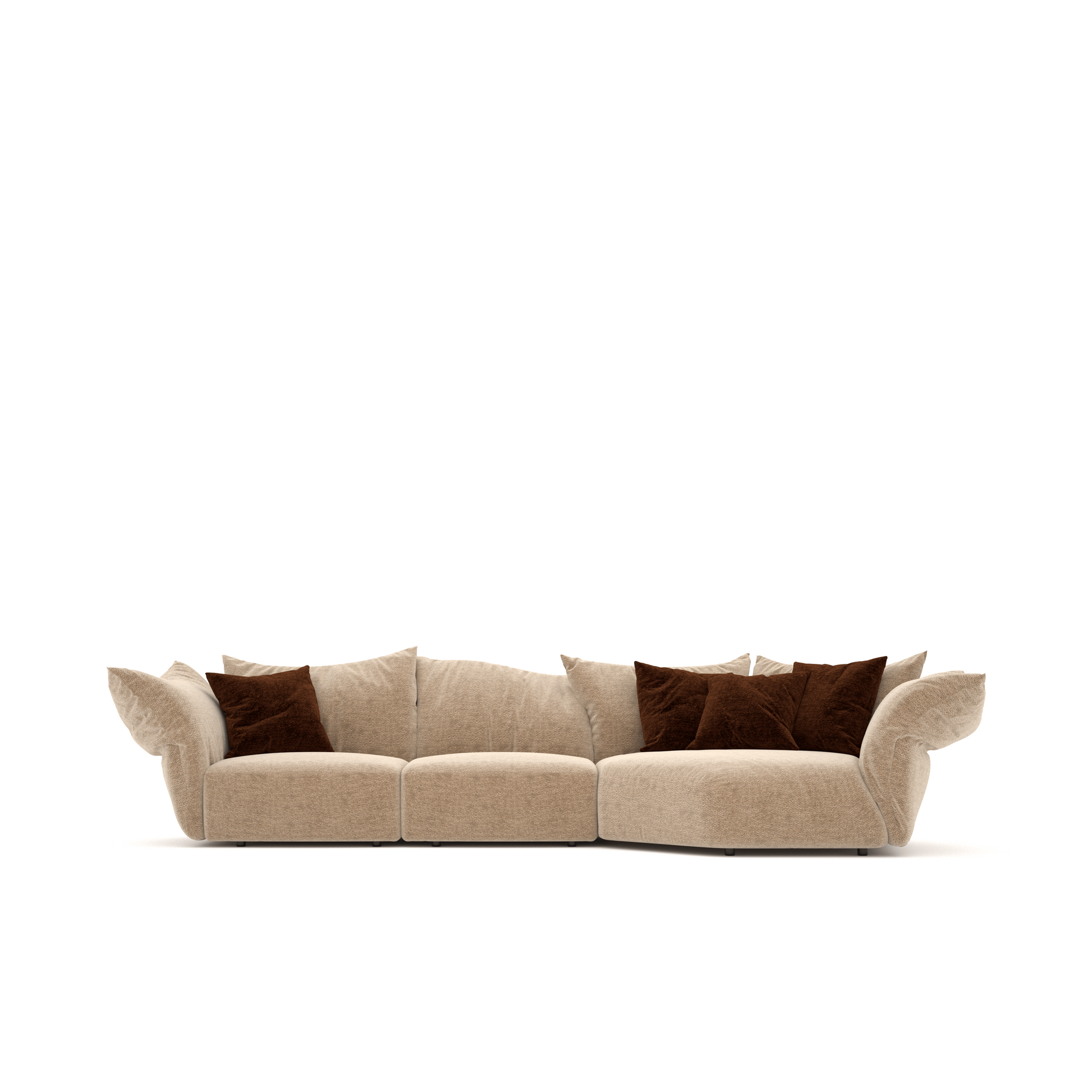 Elm Cozy Modular Sofa featuring plush, deep seating and customizable configurations for contemporary living. Available with fast shipping across the GTA and Canada.
