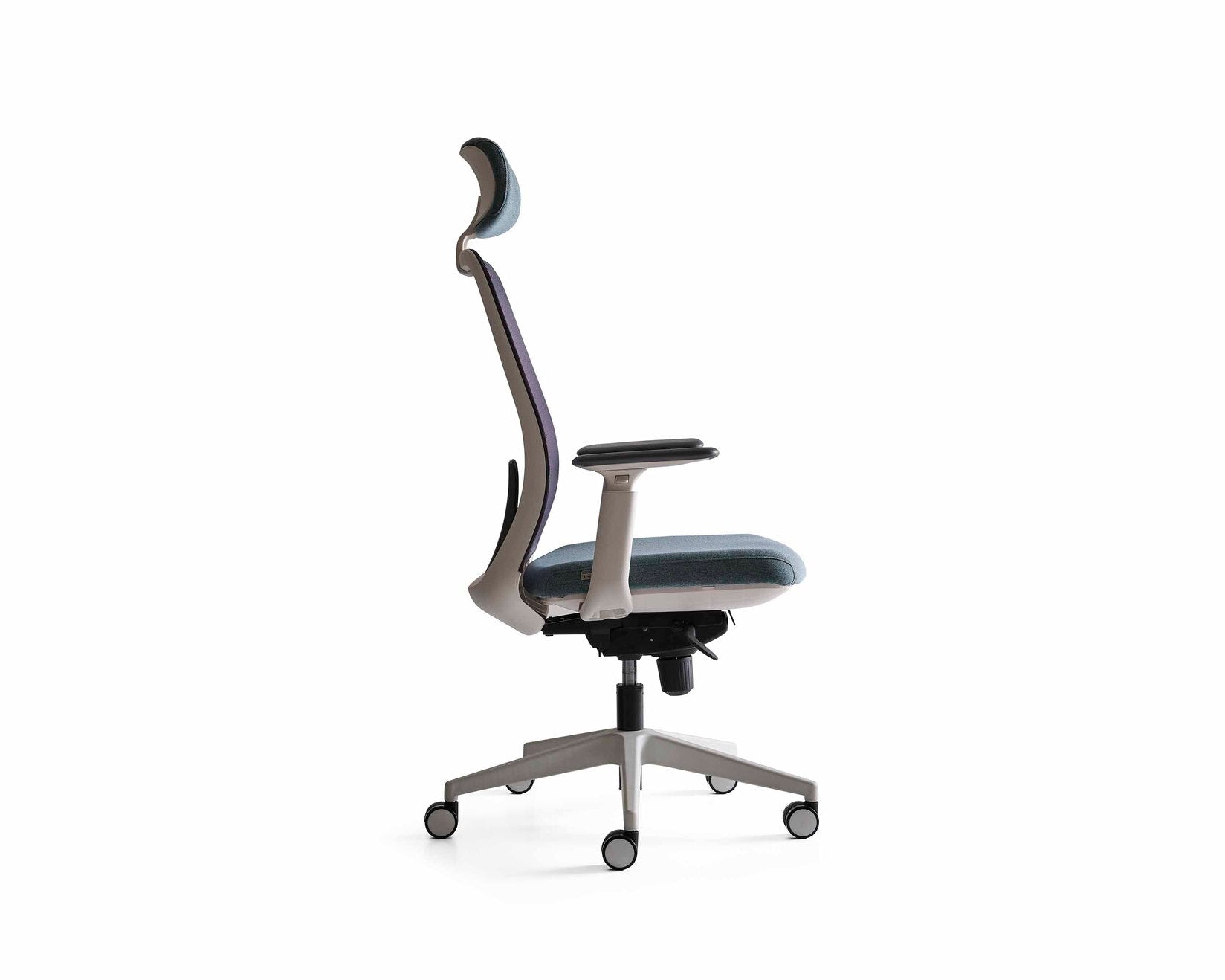Ergonomic office chair on a white background